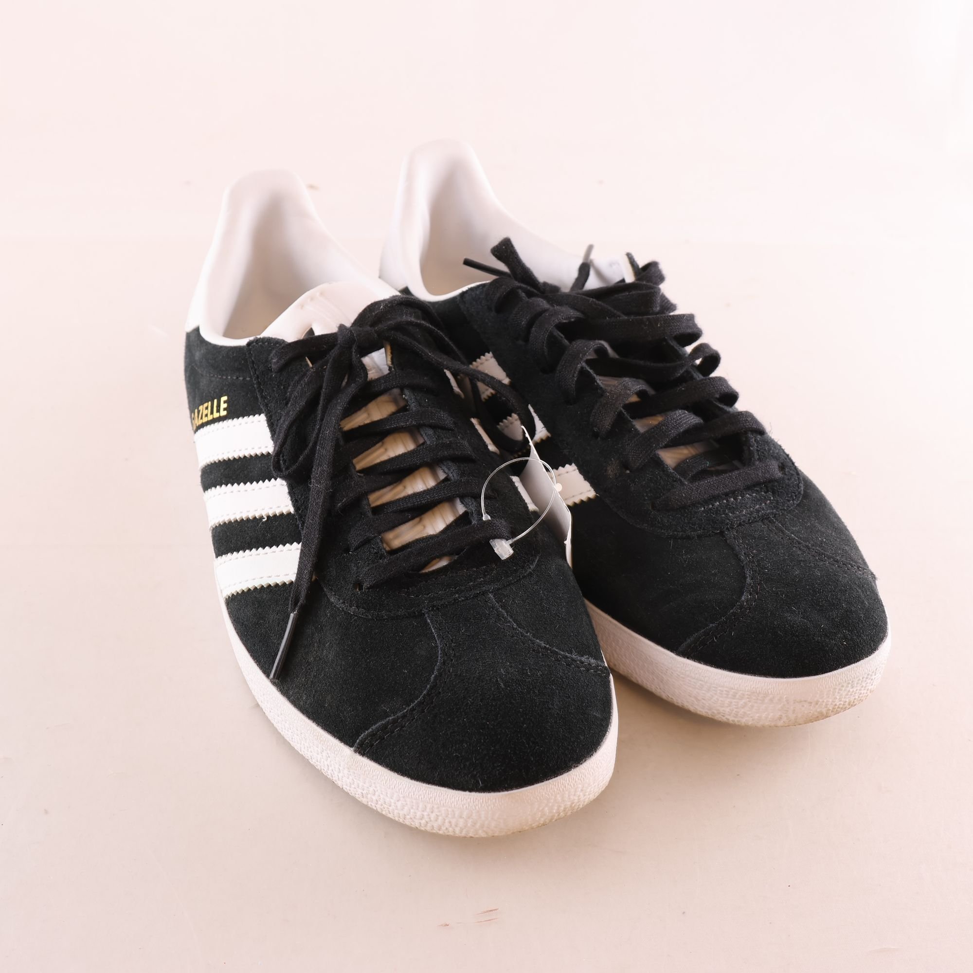 Sneakers, Adidas Gazelle, svart, vit, stl. UK 7 (40)