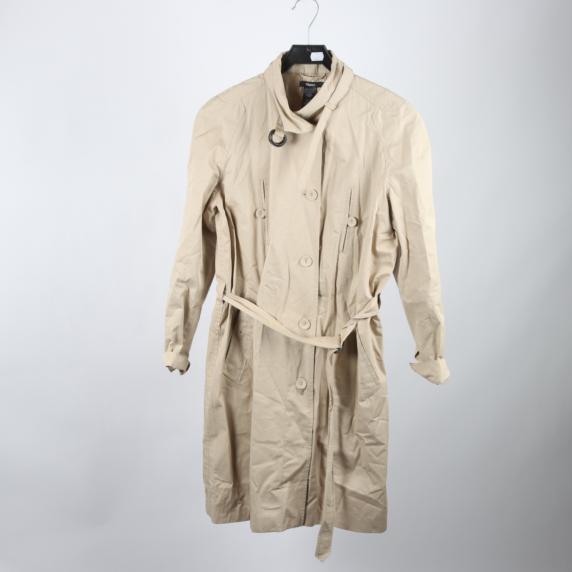 Vårkappa, Filippa K, beige, stl. M