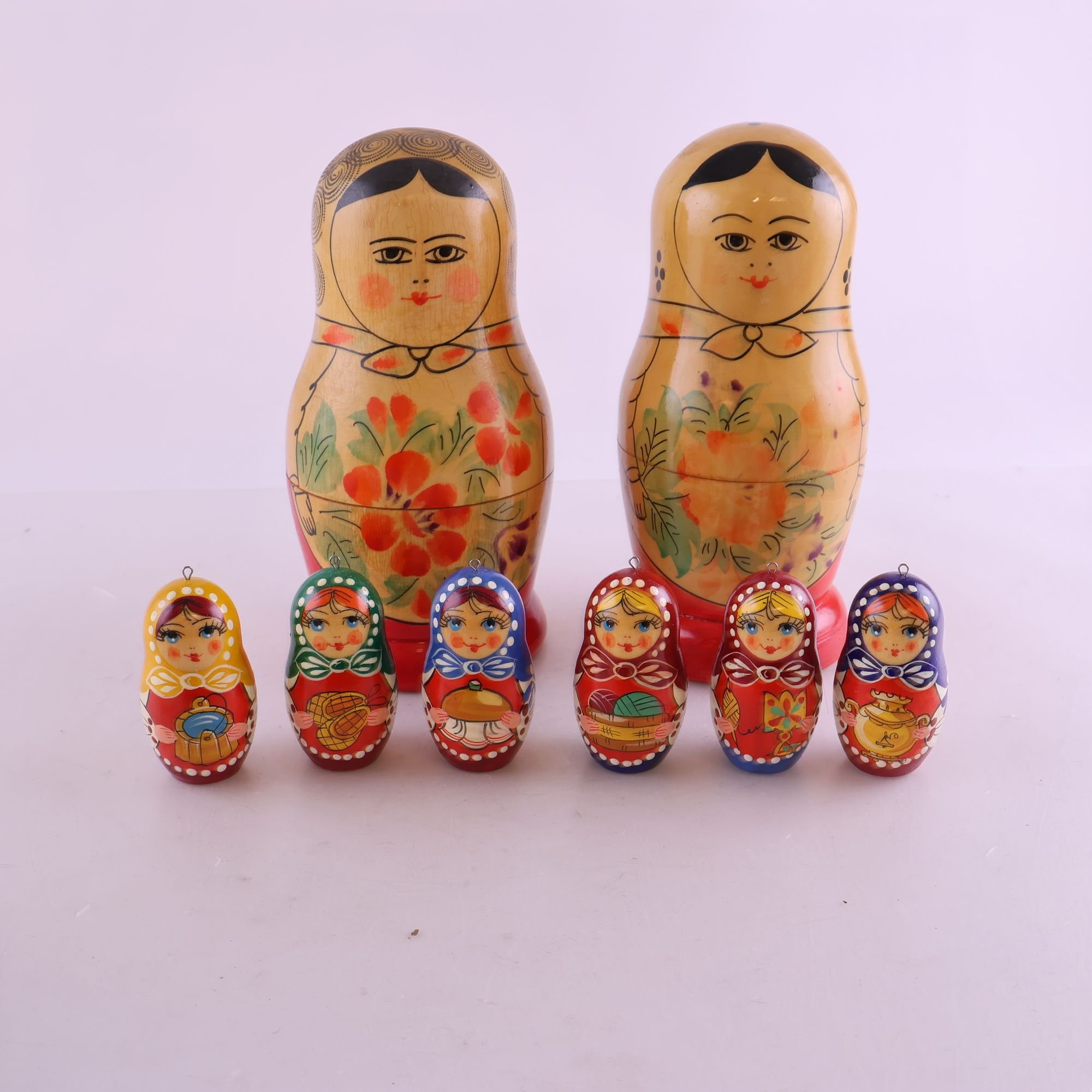 Matruschkor, trä, Ryssland