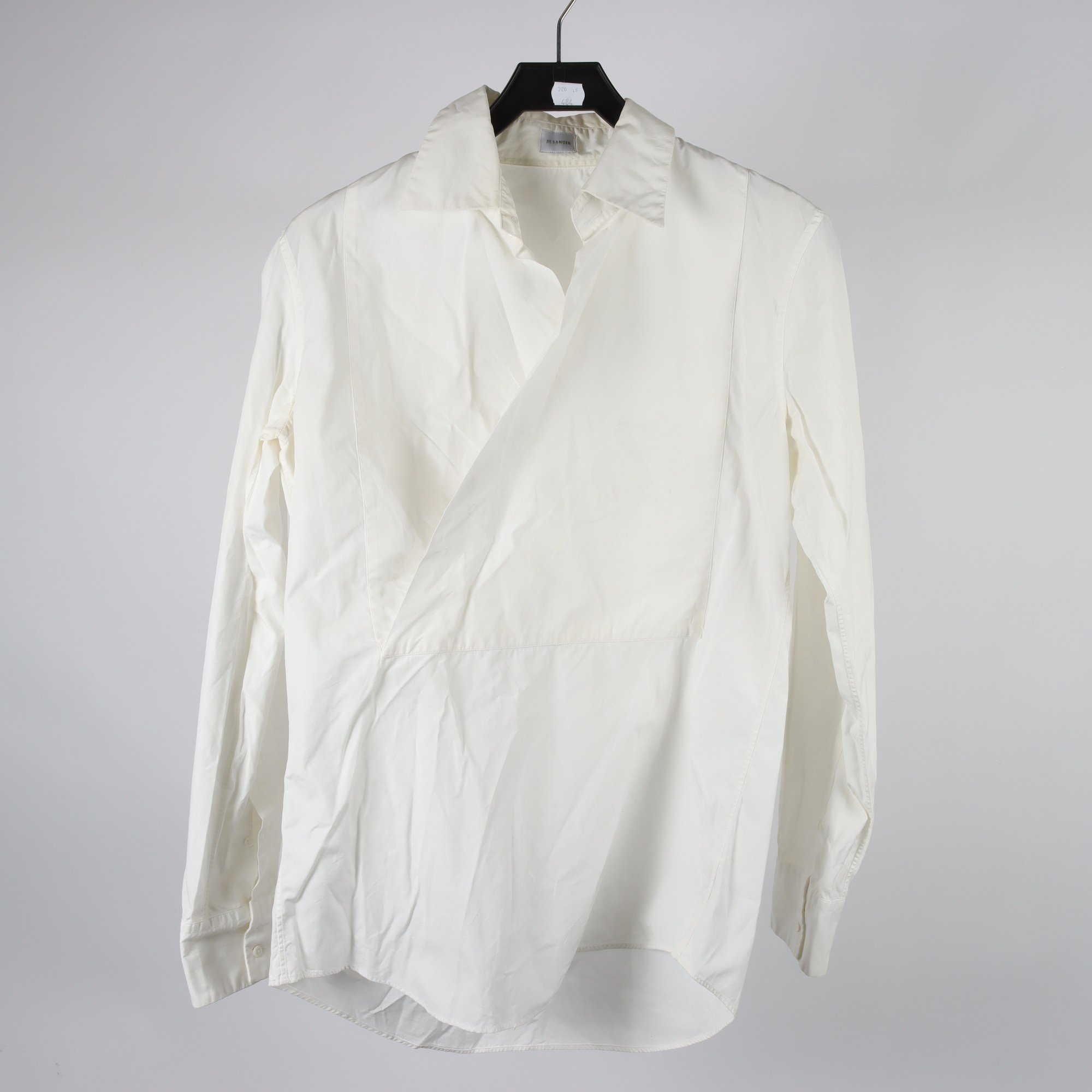 Blus, Jil Sander, vit, stl. 40.
