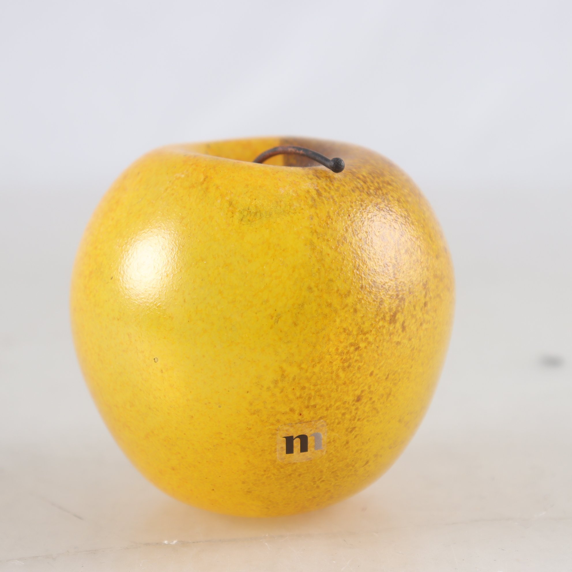 Glaskonst, äpple, Gunilla Kihlgren