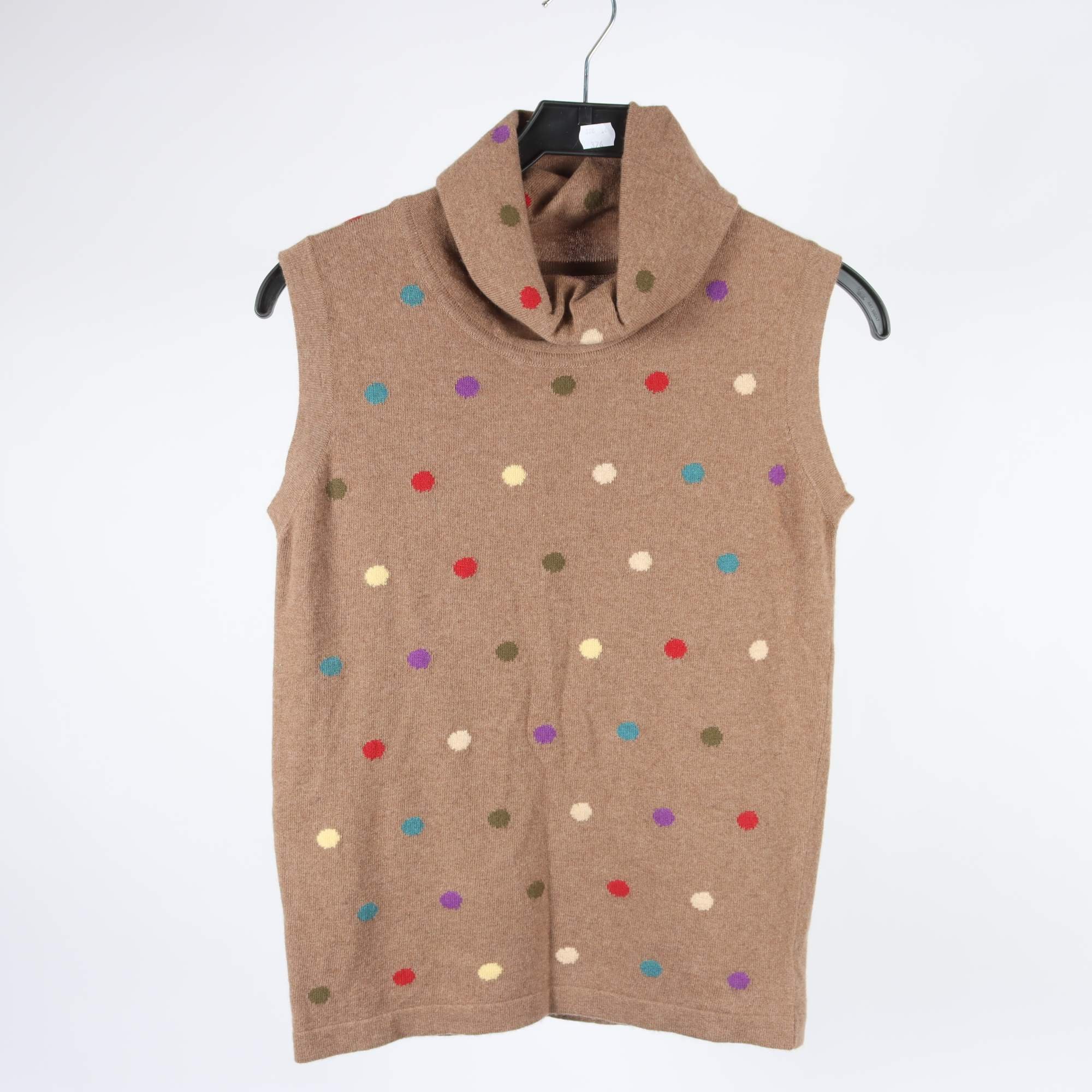 Väst, Clements Rebero, Scotland, brun, 100% cashmere, stl. L.