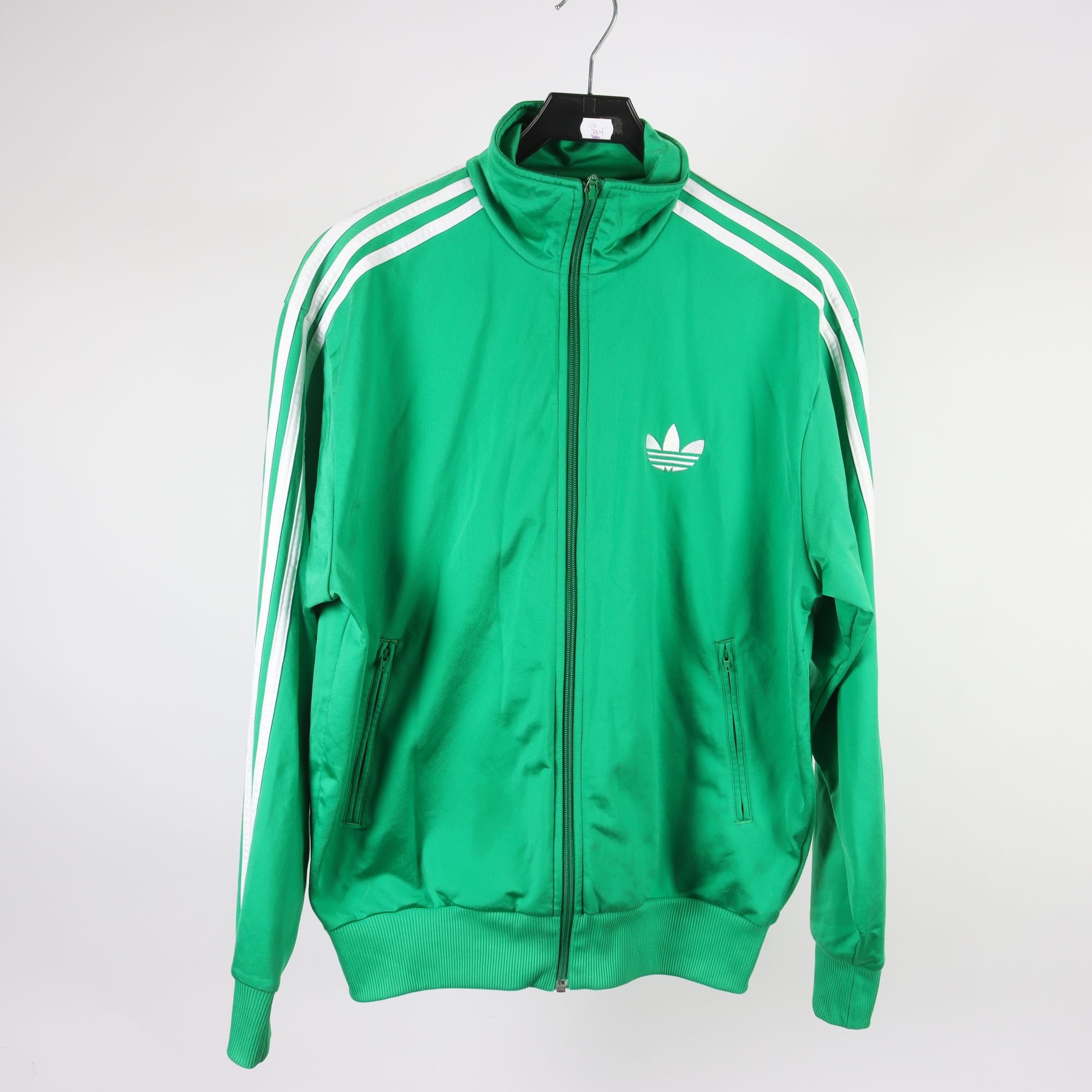 Träningsjacka, Adidas, grön, stl. M.