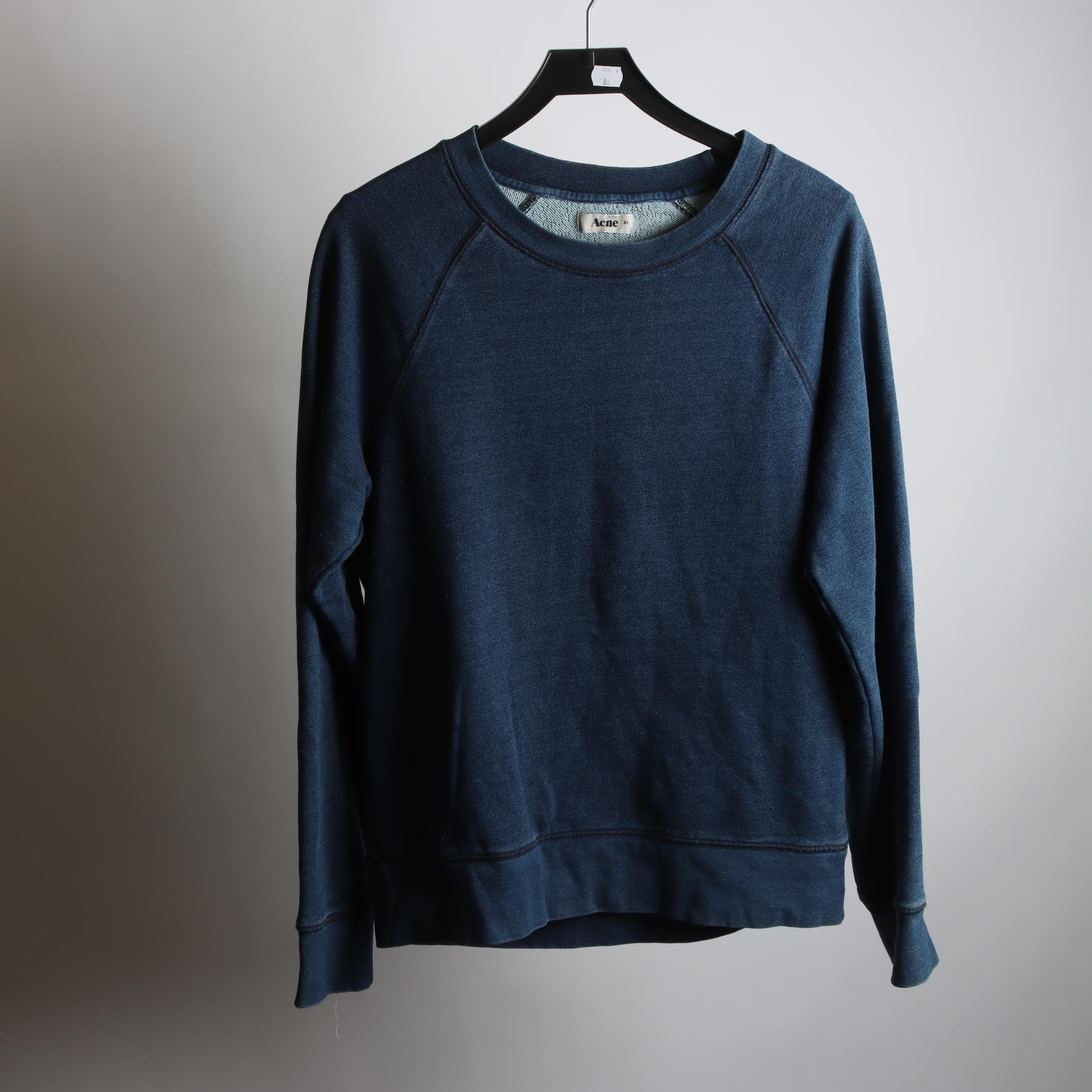 Sweatshirt, Acne, blå, stl. XS