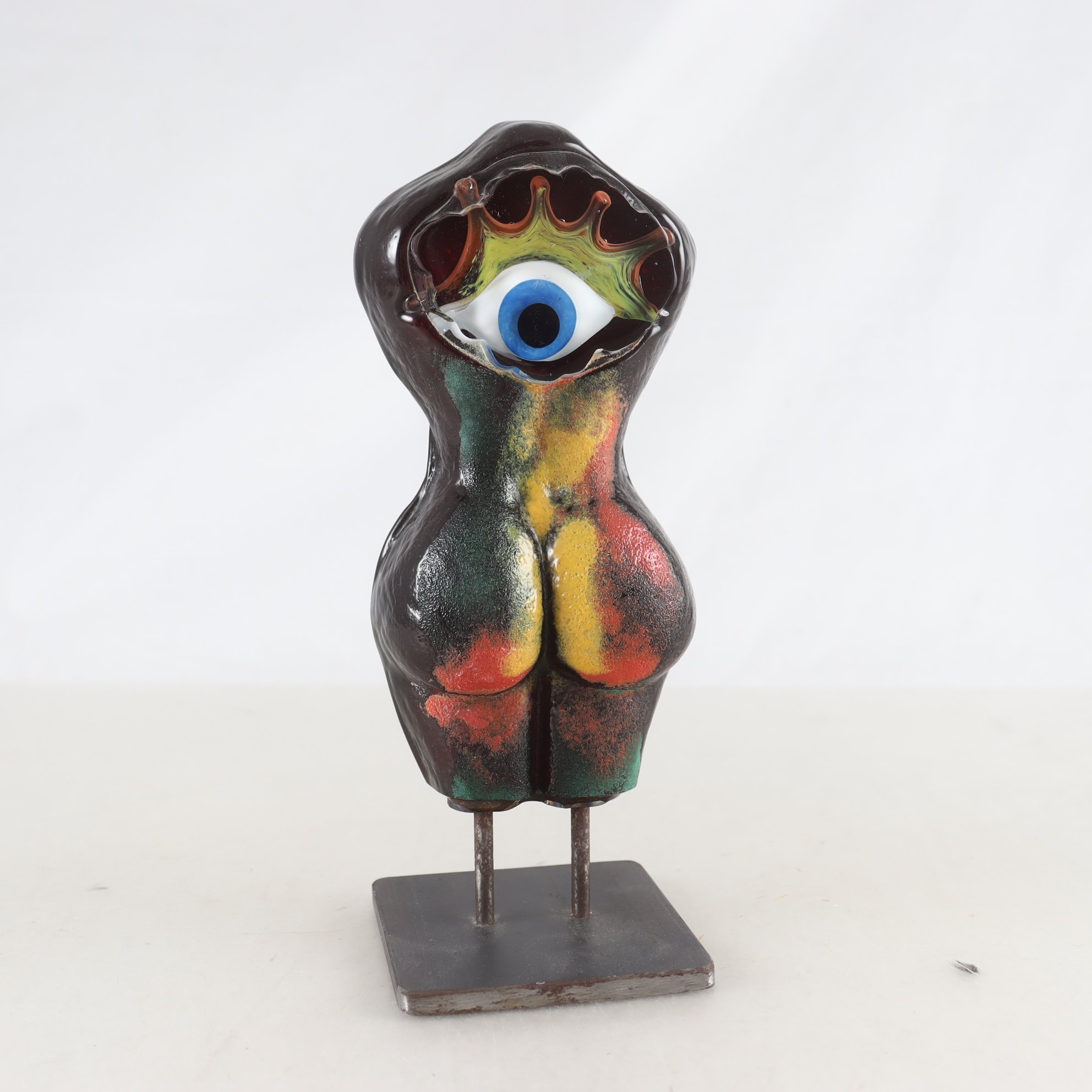 Konstglas, ”Skogsrå”, Kjell Engman, Kosta Boda