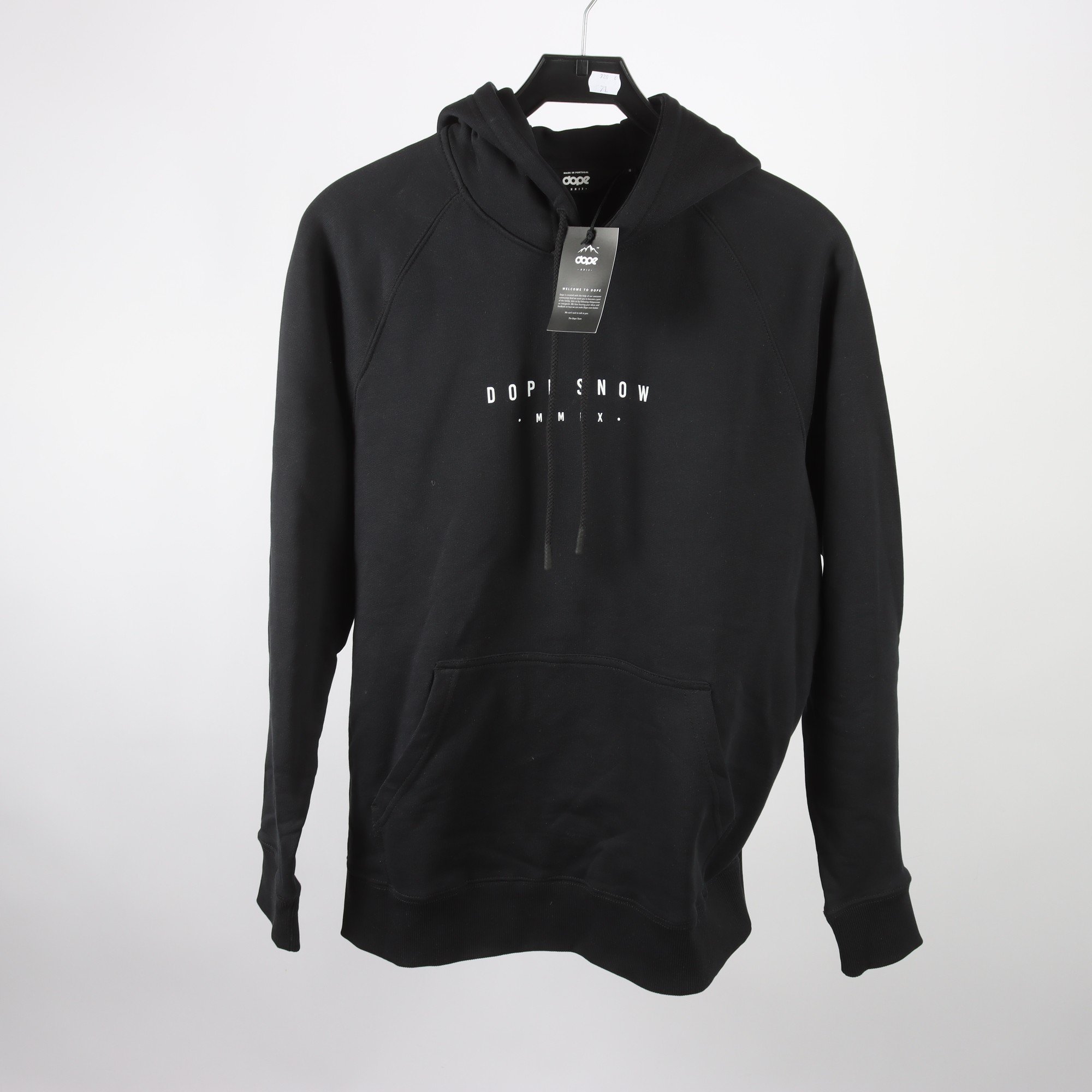 Hoodie, Dope, svart, stl. S