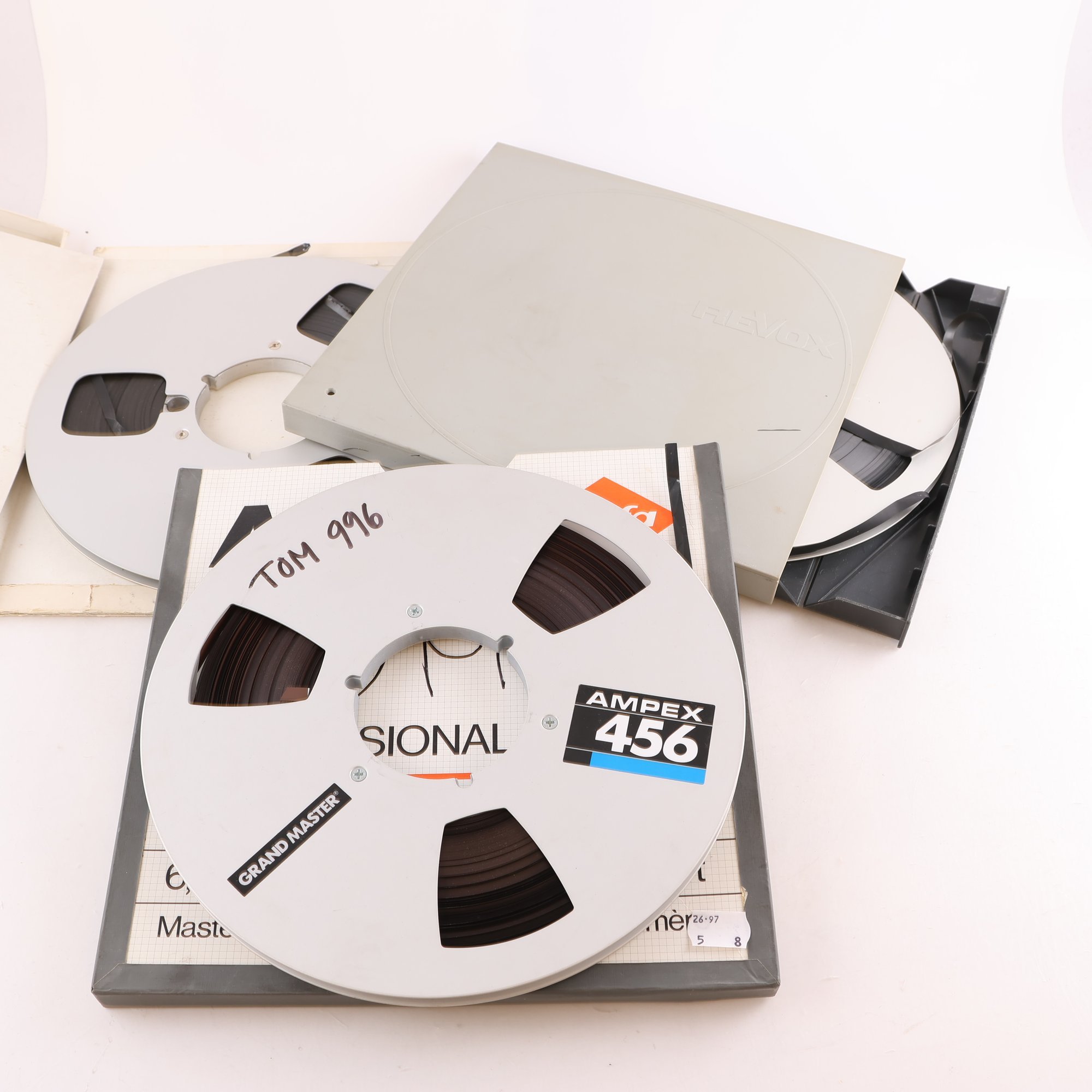 Rullband, Ampex, TDK, Scotch, 3 st.