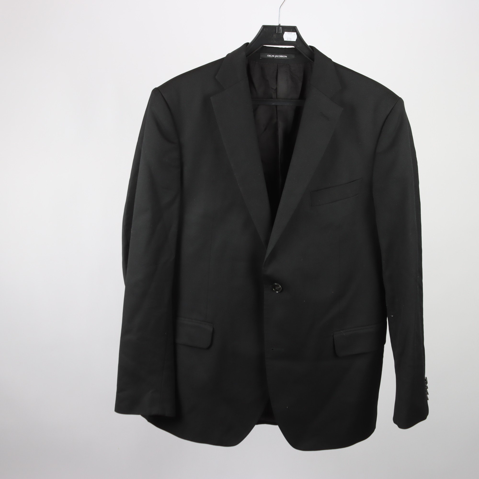 Kavaj, Oscar Jacobson, svart, stl. 104 (52)