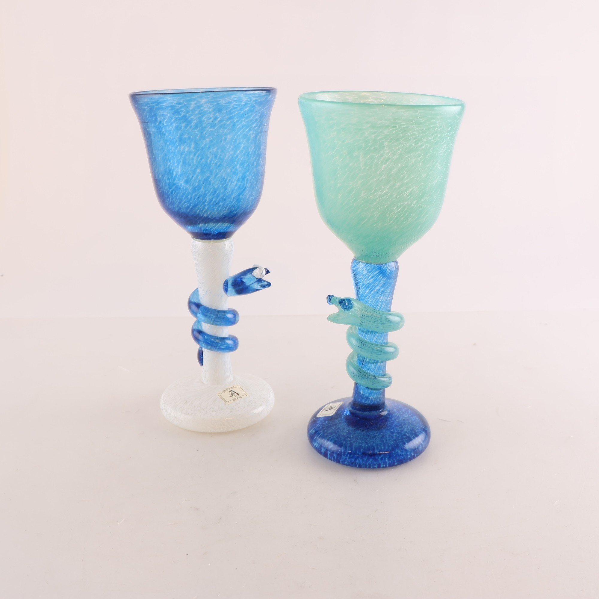 Vinglas, Jan-stievens glashytta, Ormar, 2 st. Samfraktas ej