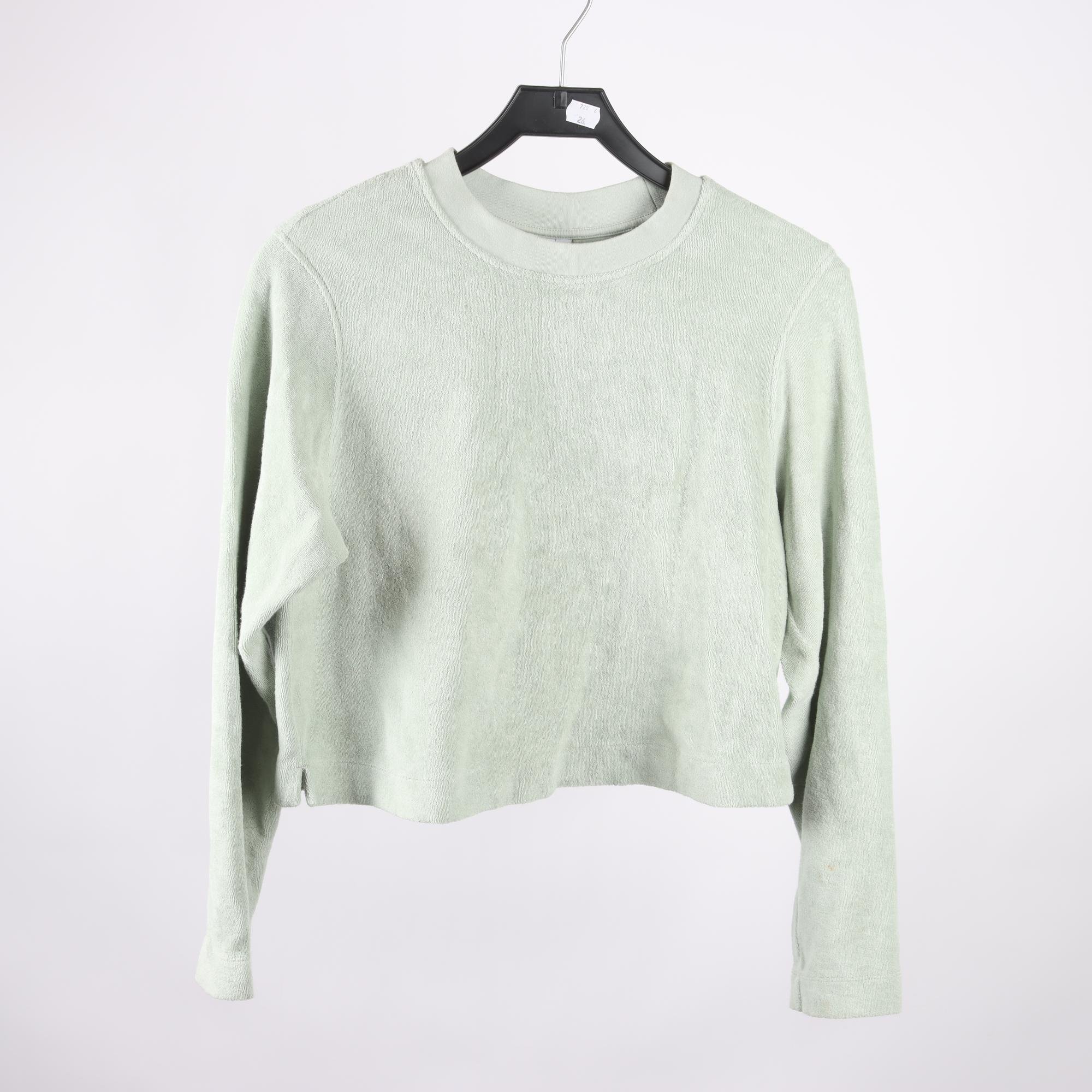 Tröja, & Other Stories, grön, frottè, stl. XS