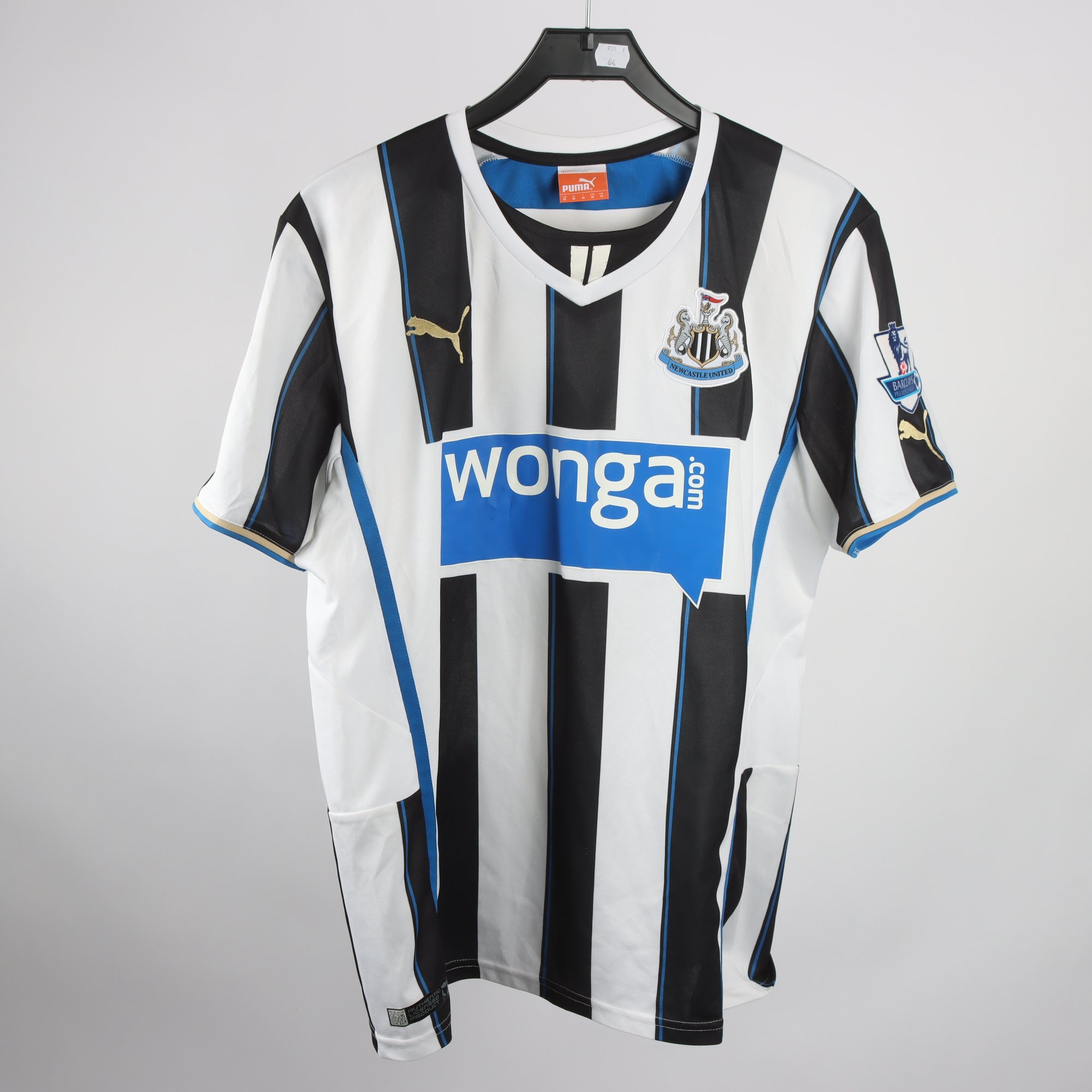 Sporttröja, Puma, Newcastle United, Ben Arfa 10, svart, vit, stl. M