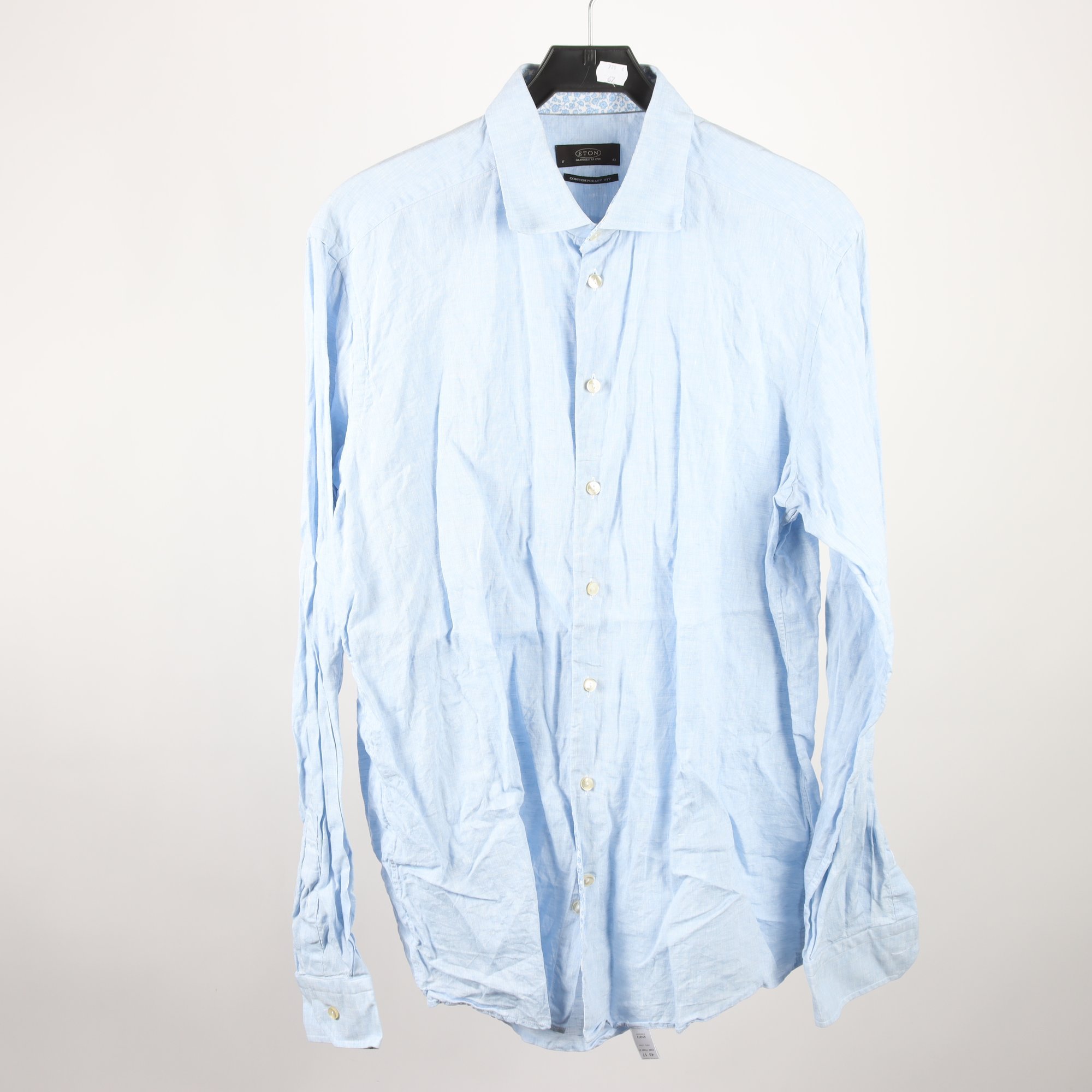 Skjorta, Eton, blå, stl. XL