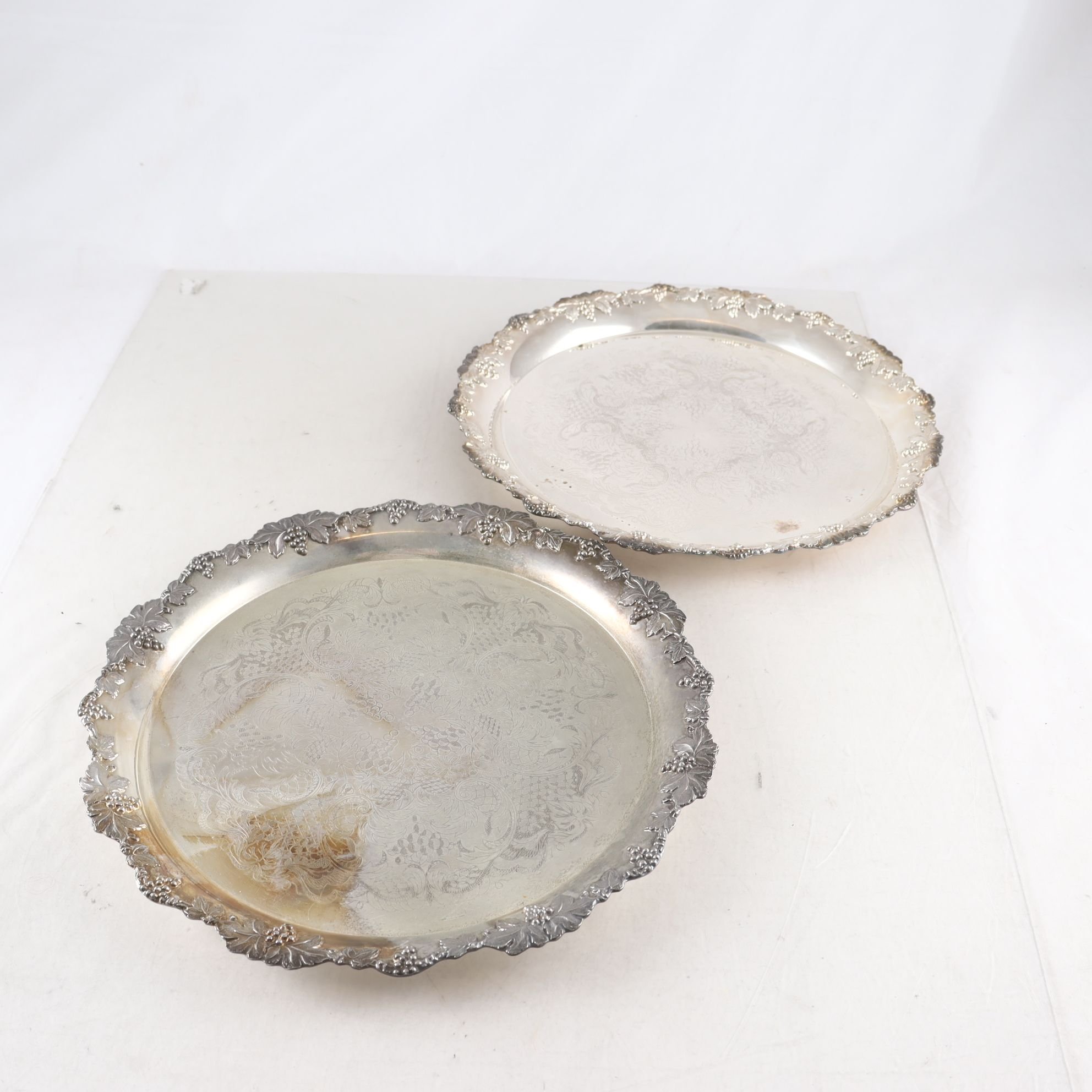 Brickor, silverplate, Sverige, 2 st. Samfraktas ej.