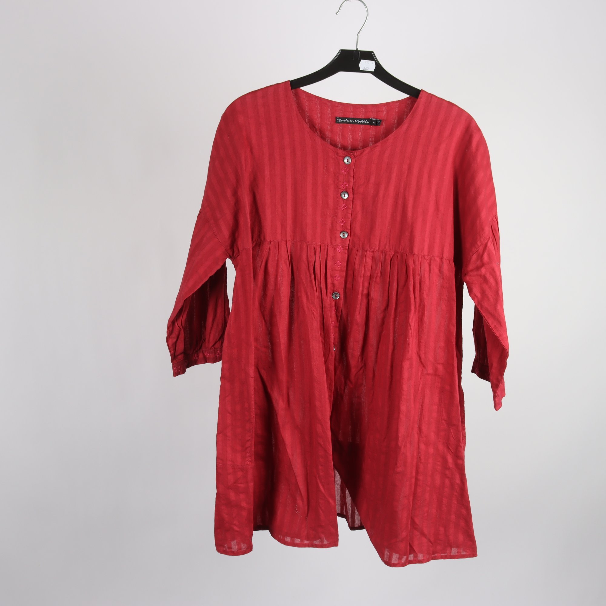 Blus/tunika, Gudrun Sjödèn, röd, stl. M