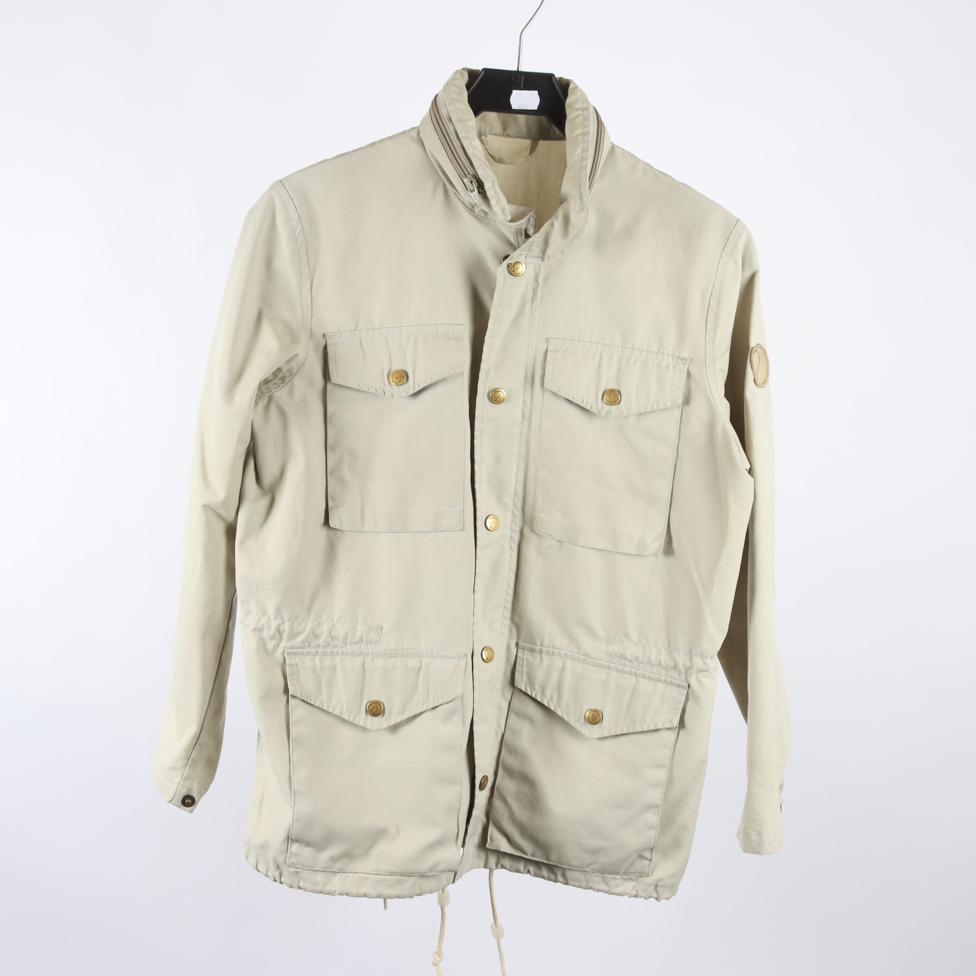 Friluftsjacka, Fjällräven, beige, stl. ca. S.