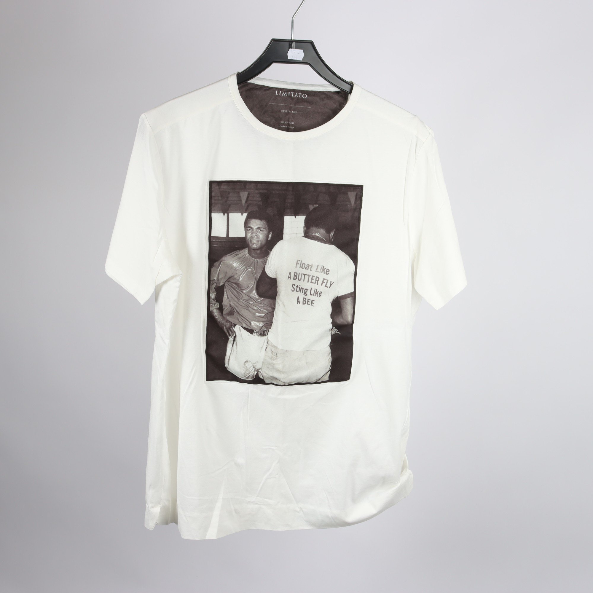 T-shirt, Limitato, Muhammad Ali, vit, stl. M.