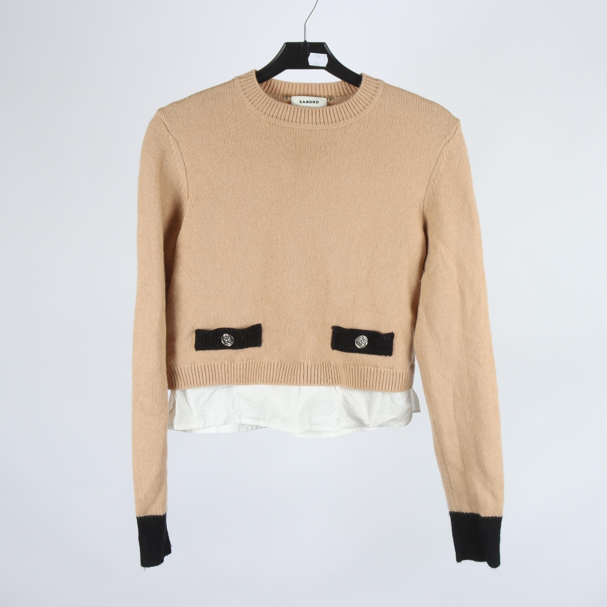 Tröja, Sandro, beige, stl. 2 (38)