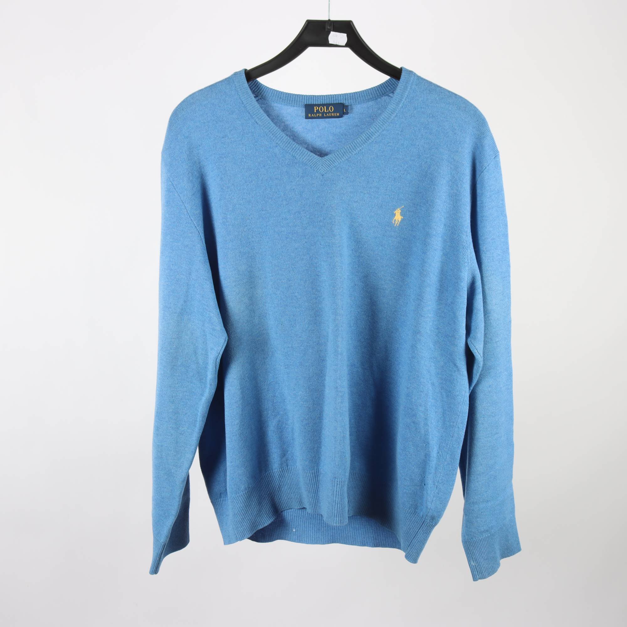 Tröja, Polo Ralph Lauren, blå, ull, stl. L.