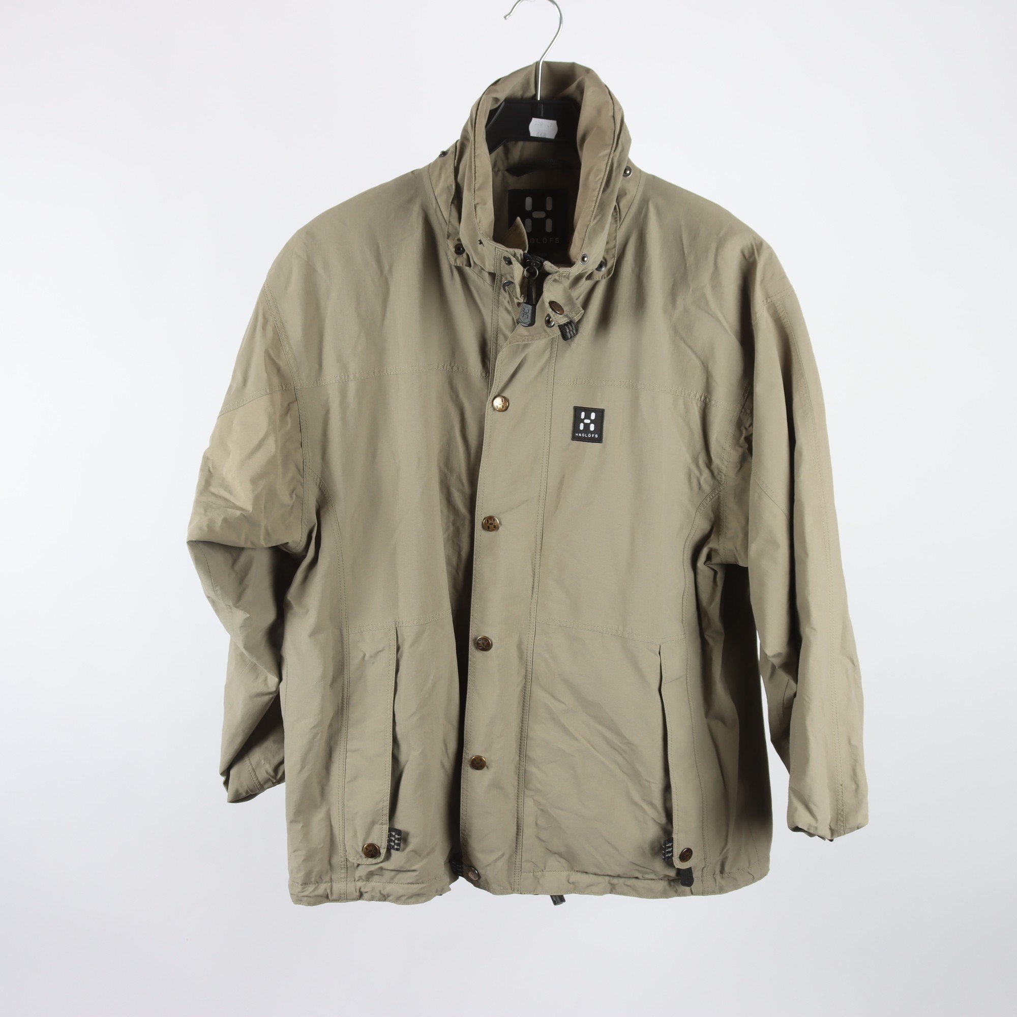 Friluftsjacka, Haglöfs, grön, stl. 42.