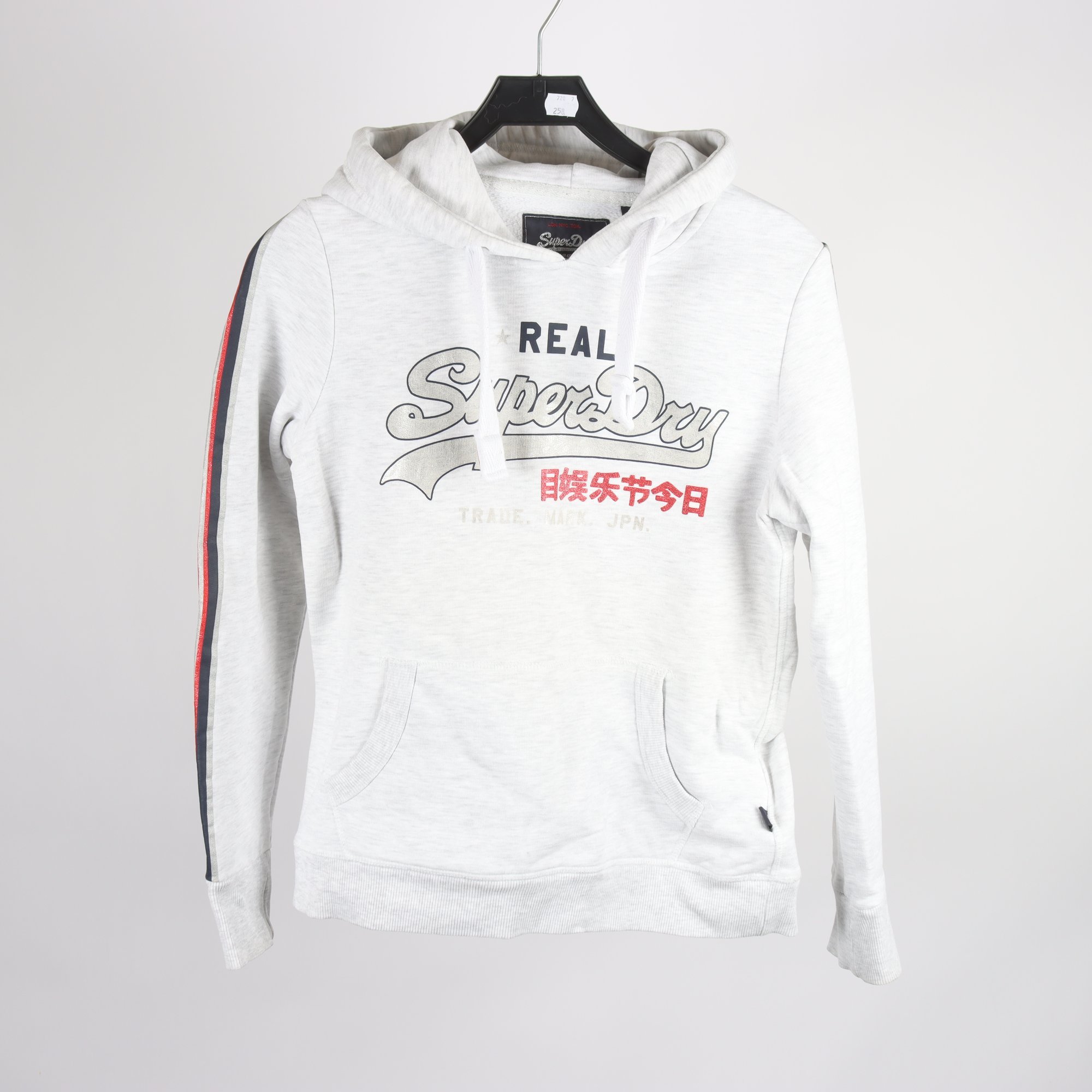 Hoodie, Superdry, grå, stl. 40