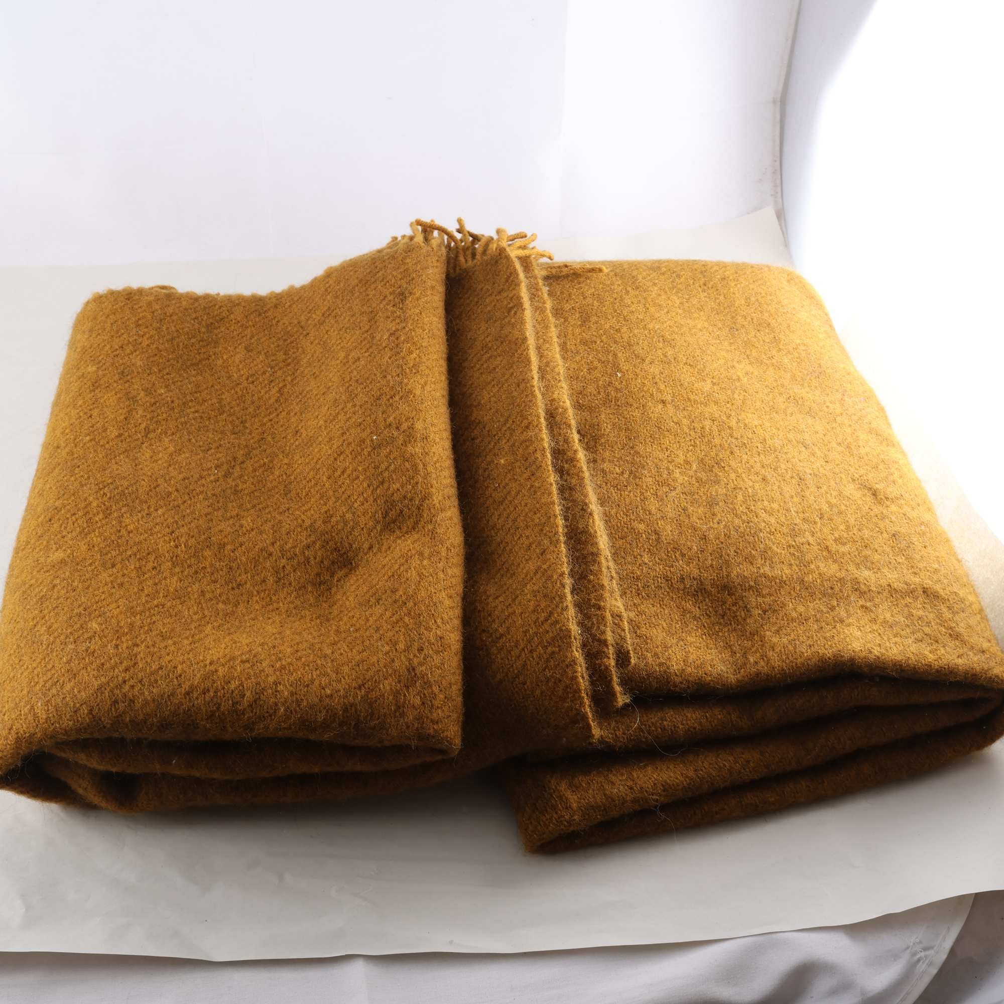 2 Filtar, Gotland x Klippan, brun, ull.