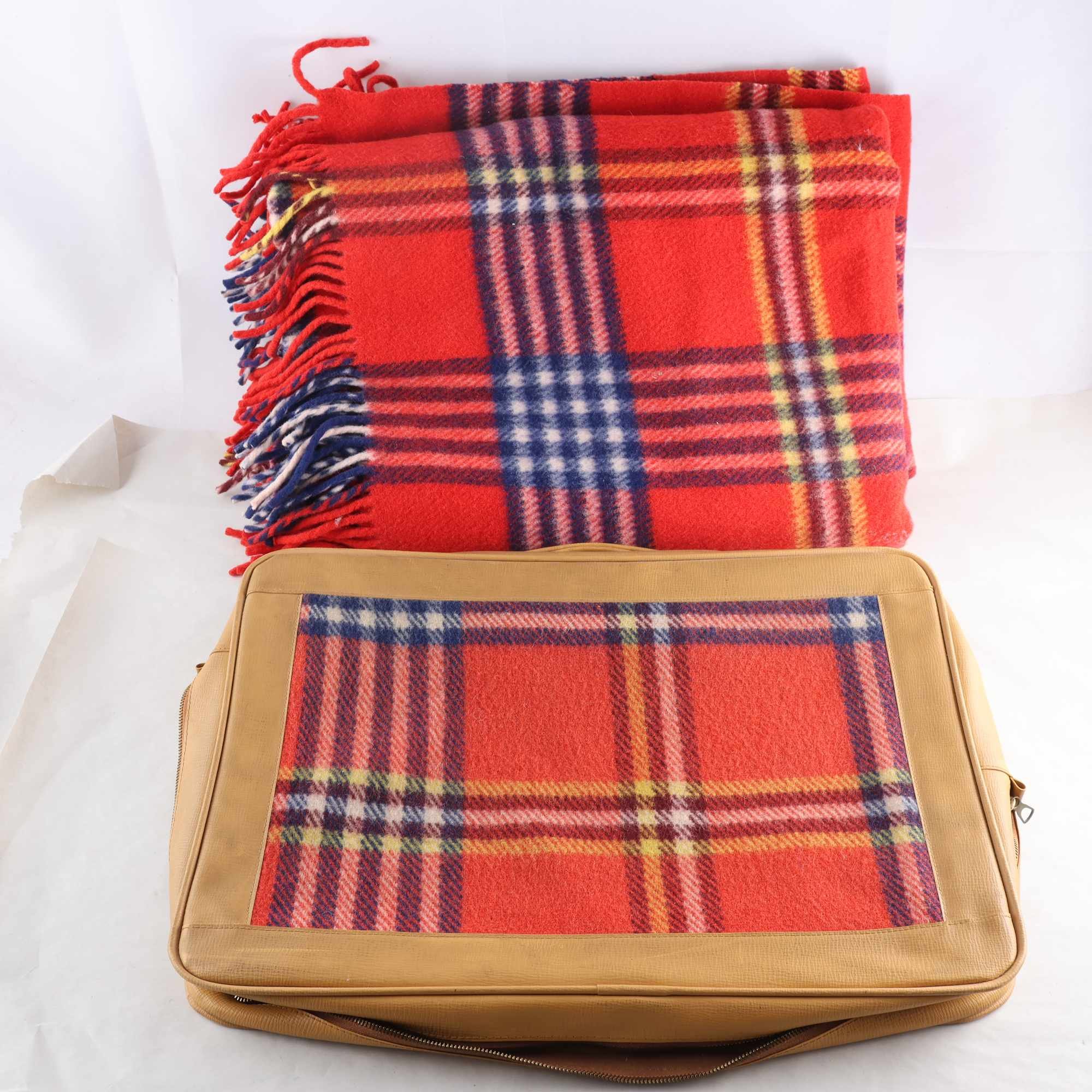 Filt, Zoeppritz, Decke, Eulan, Bayer Leverkusen, röd, rutig.