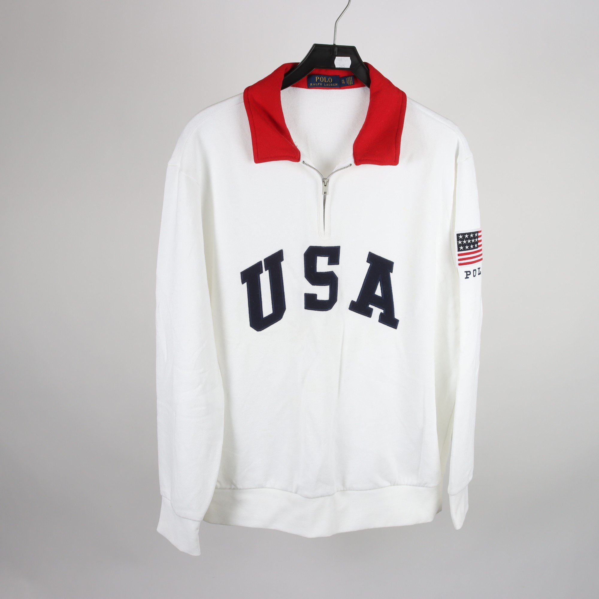 Tröja, Polo Ralph Lauren, vit, stl. XL.