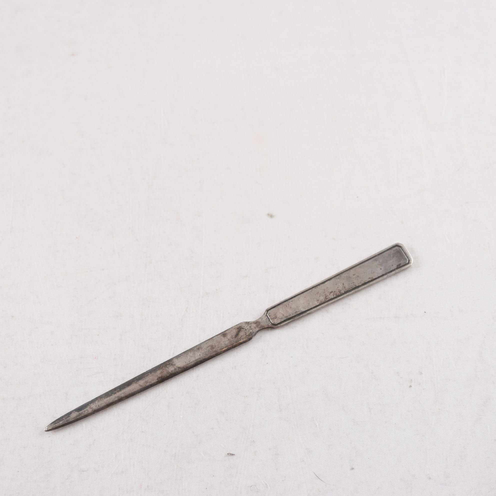 Brevkniv, silver, 1963, kattfot, MEMA
