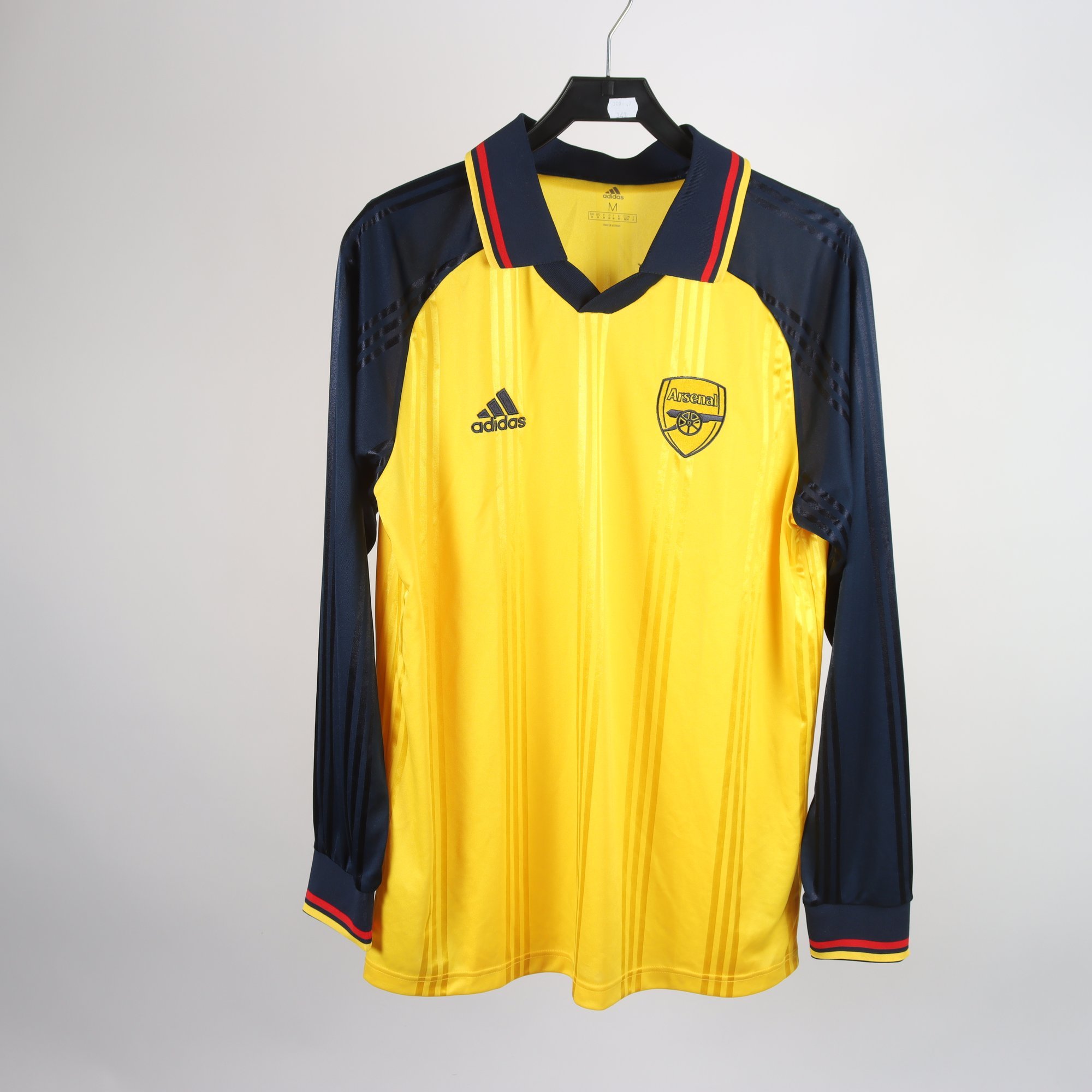 Fotbollströja, Adidas, Arsenal, gul, stl. M.