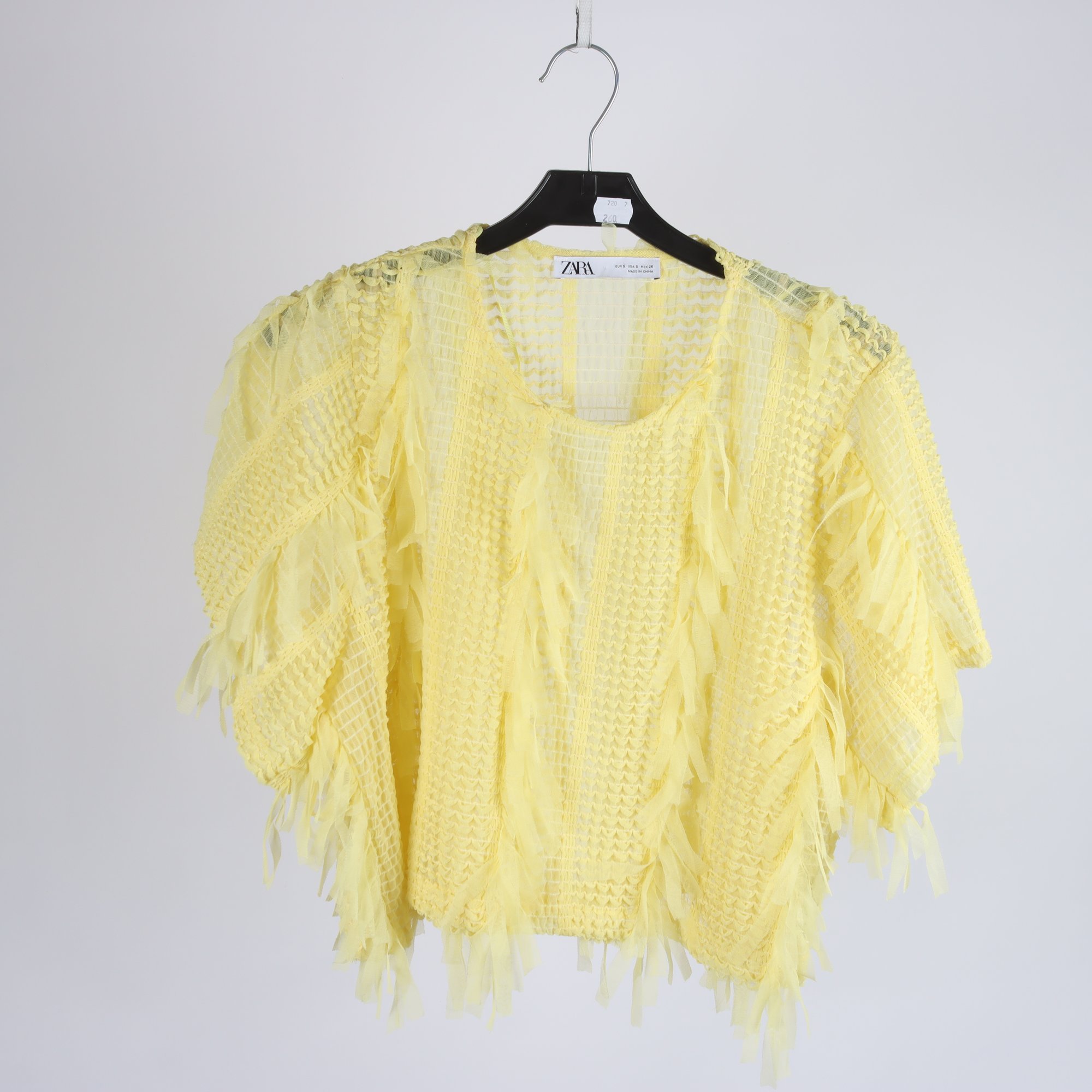 Blus/tröja, Zara, gul, stl. S