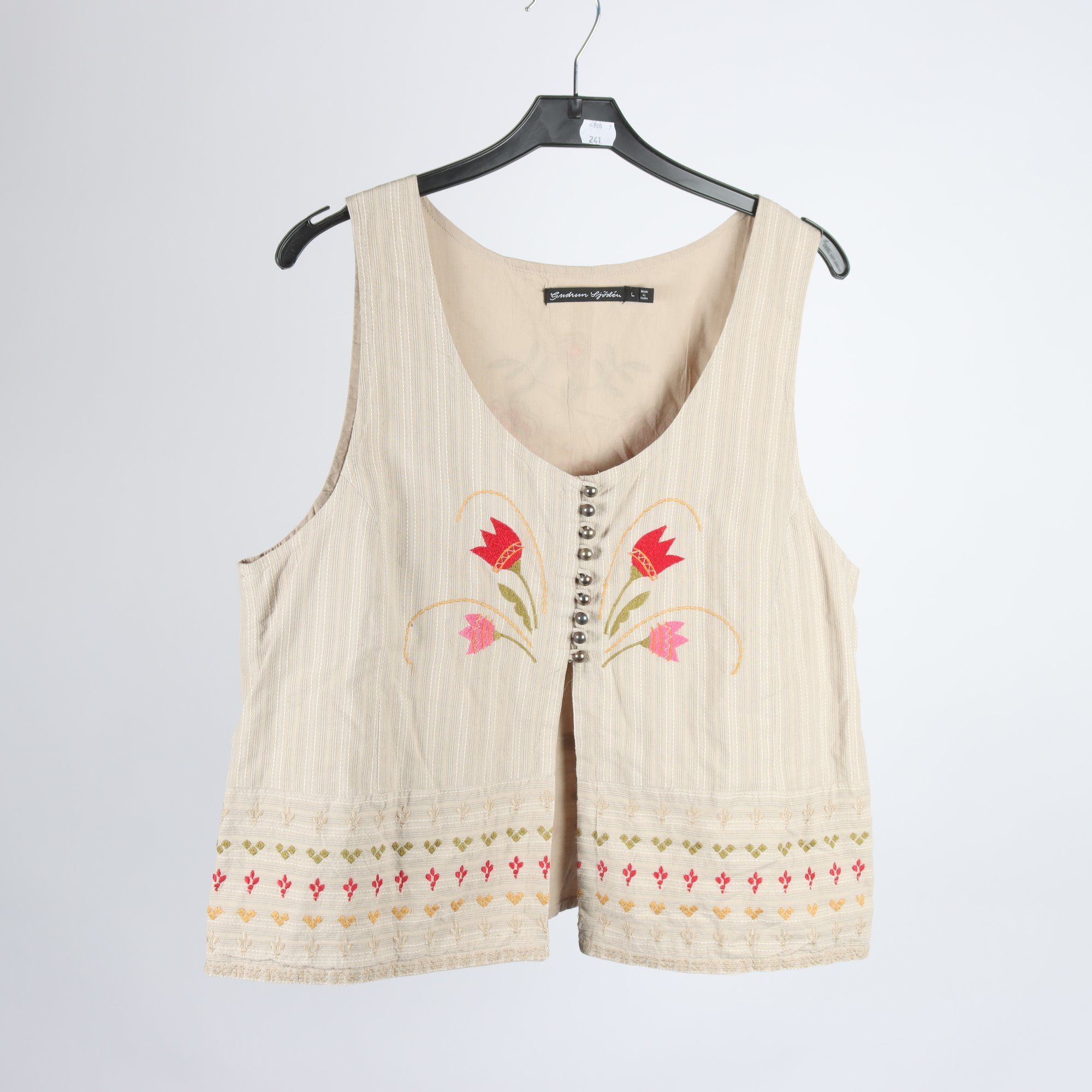 Väst, Gudrun Sjödèn, beige, stl. L