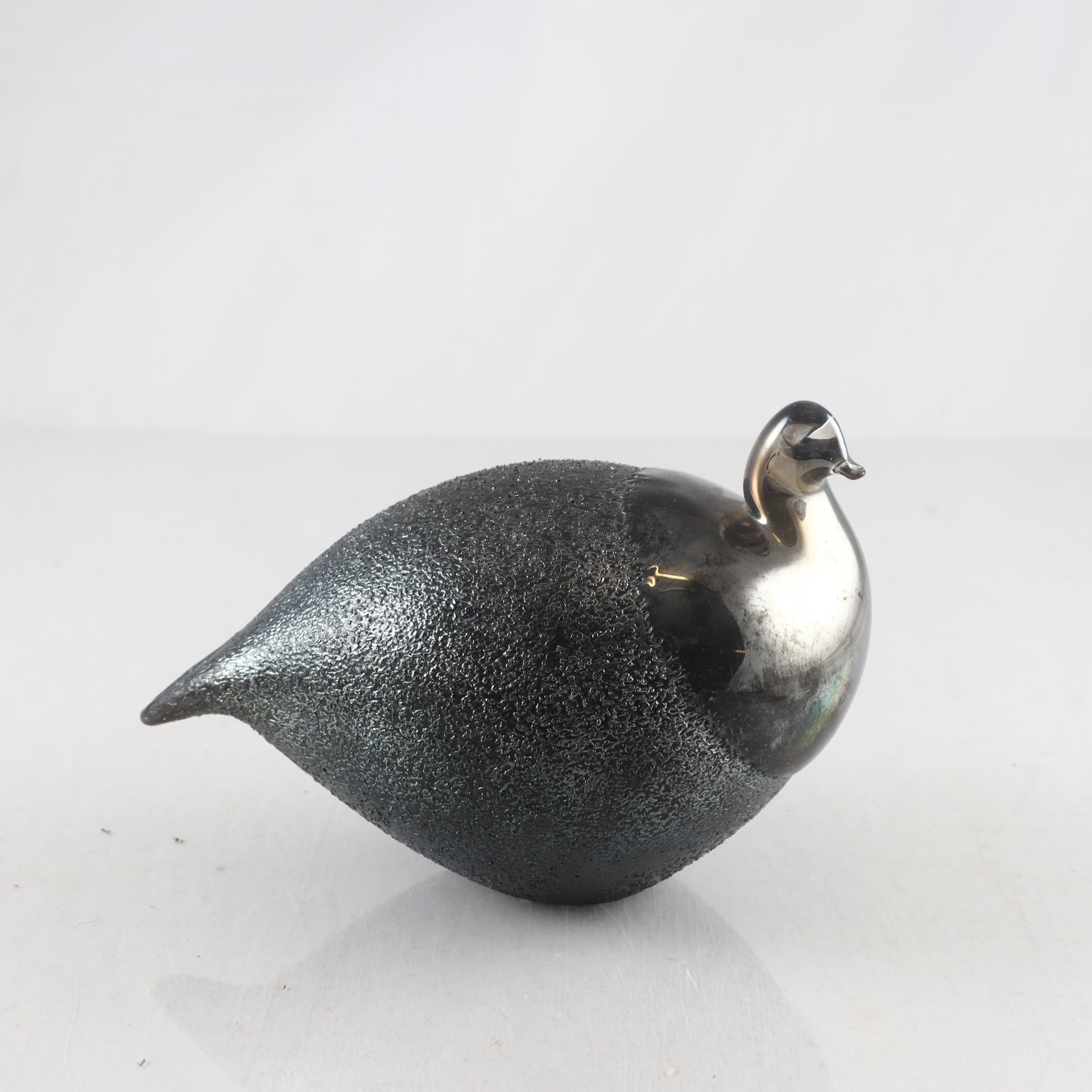 Konstglas, fågel, Jussi Riihimäki, Finland. Samfraktas ej.