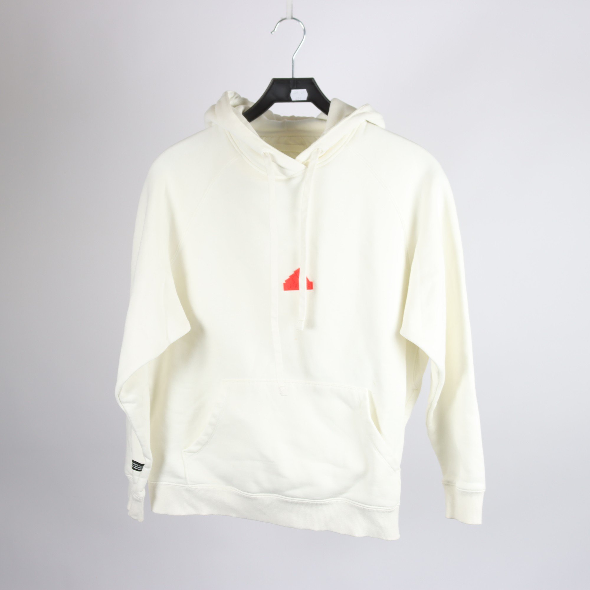 Hoodie, Adidas, vit, stl. M.