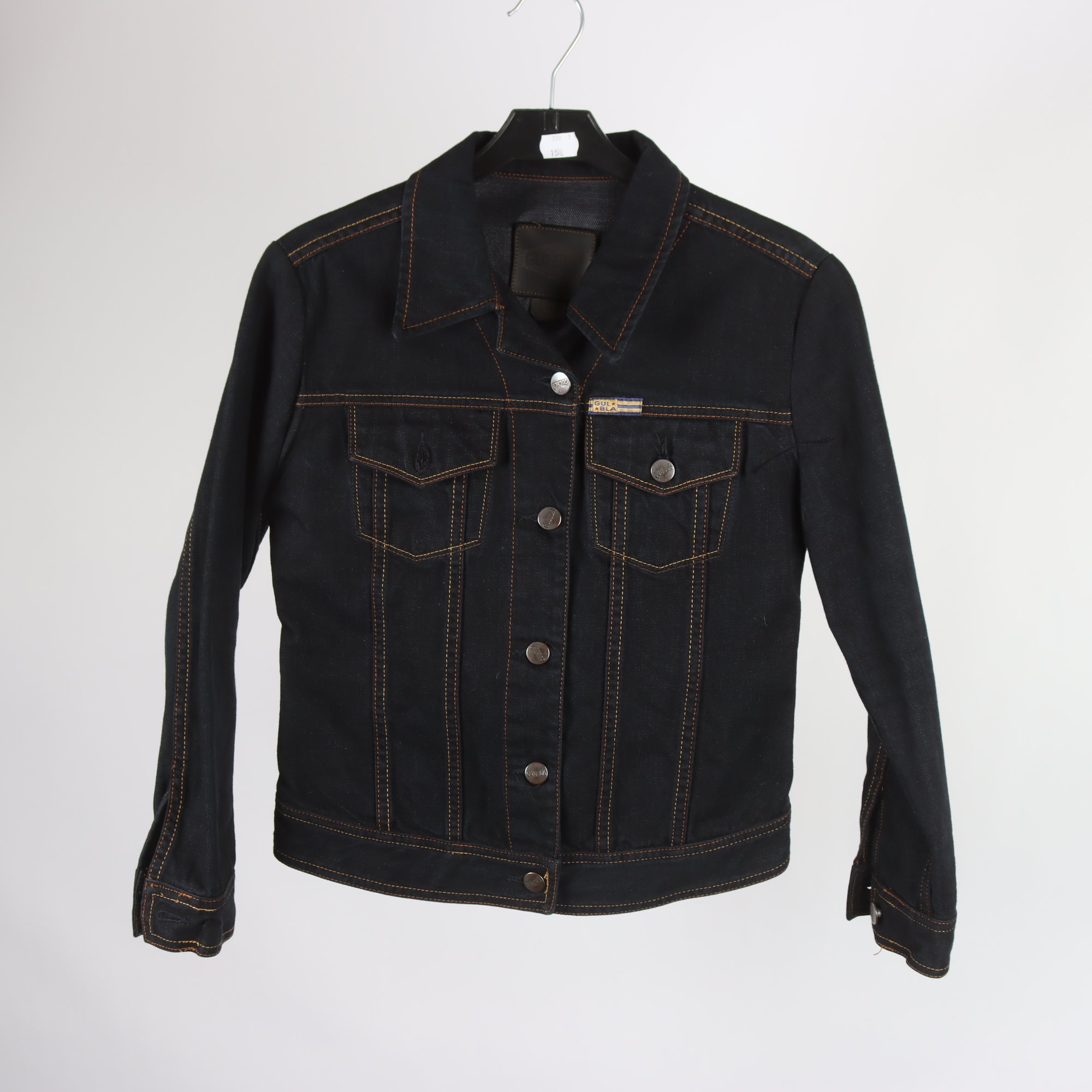 Jeansjacka, Gul & Blå, blå, stl. S