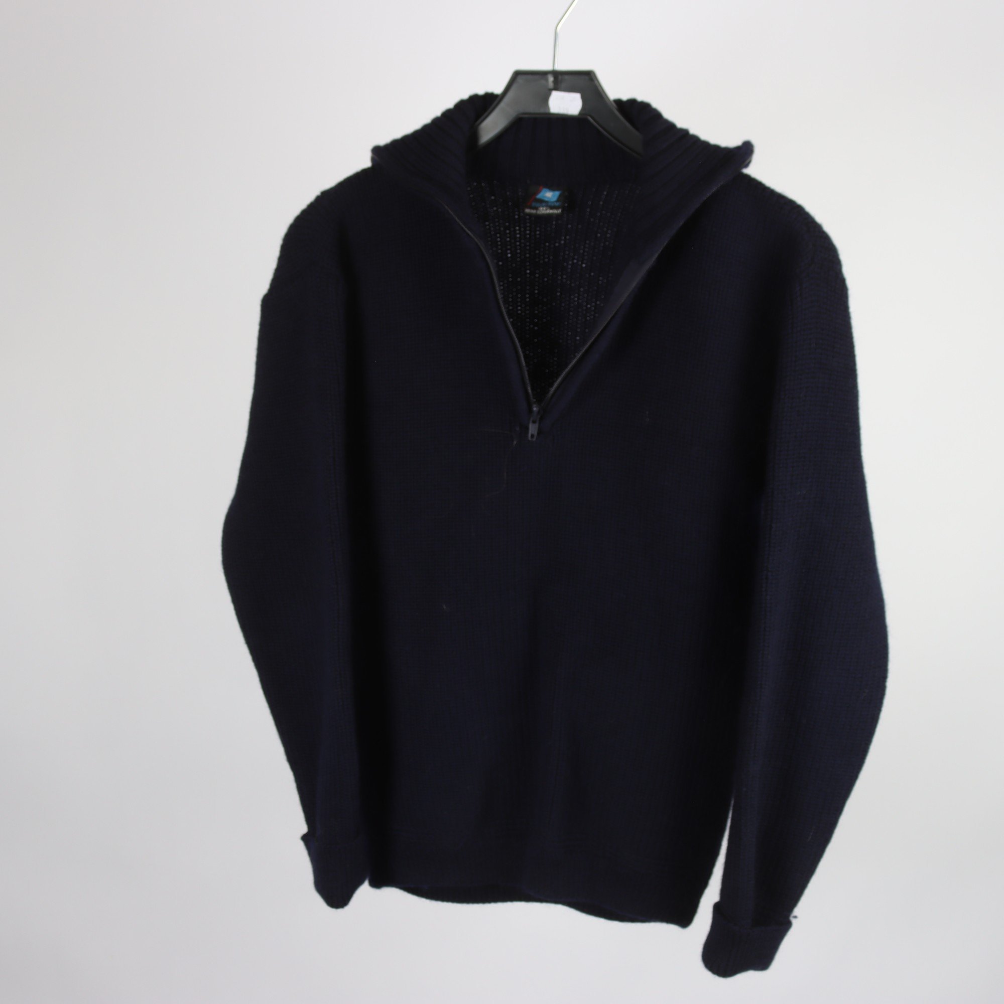 Tröja, Blauer Peter, blå, 100% ull, stl. 52.