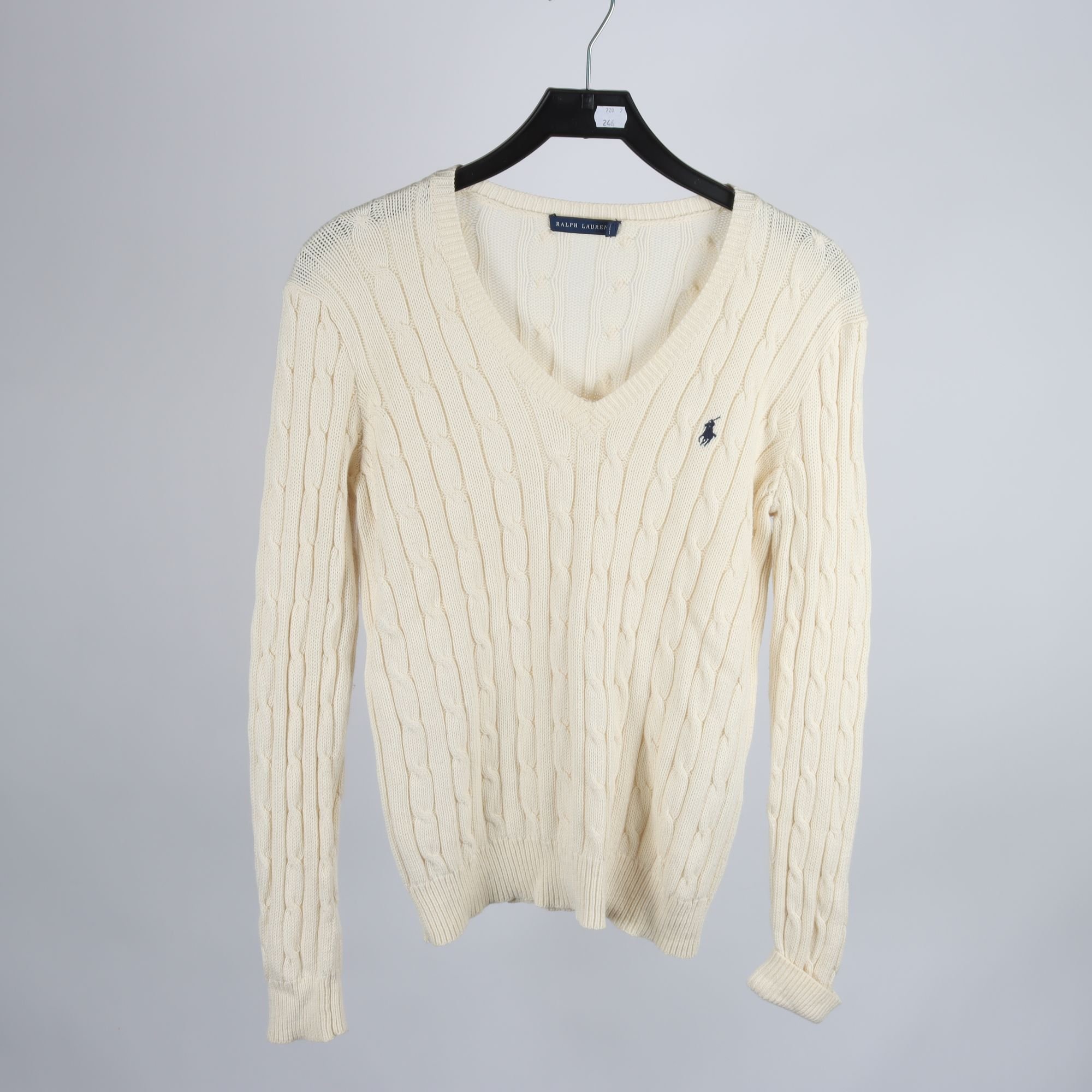 Tröja, Ralph Lauren, offwhite, stl. L