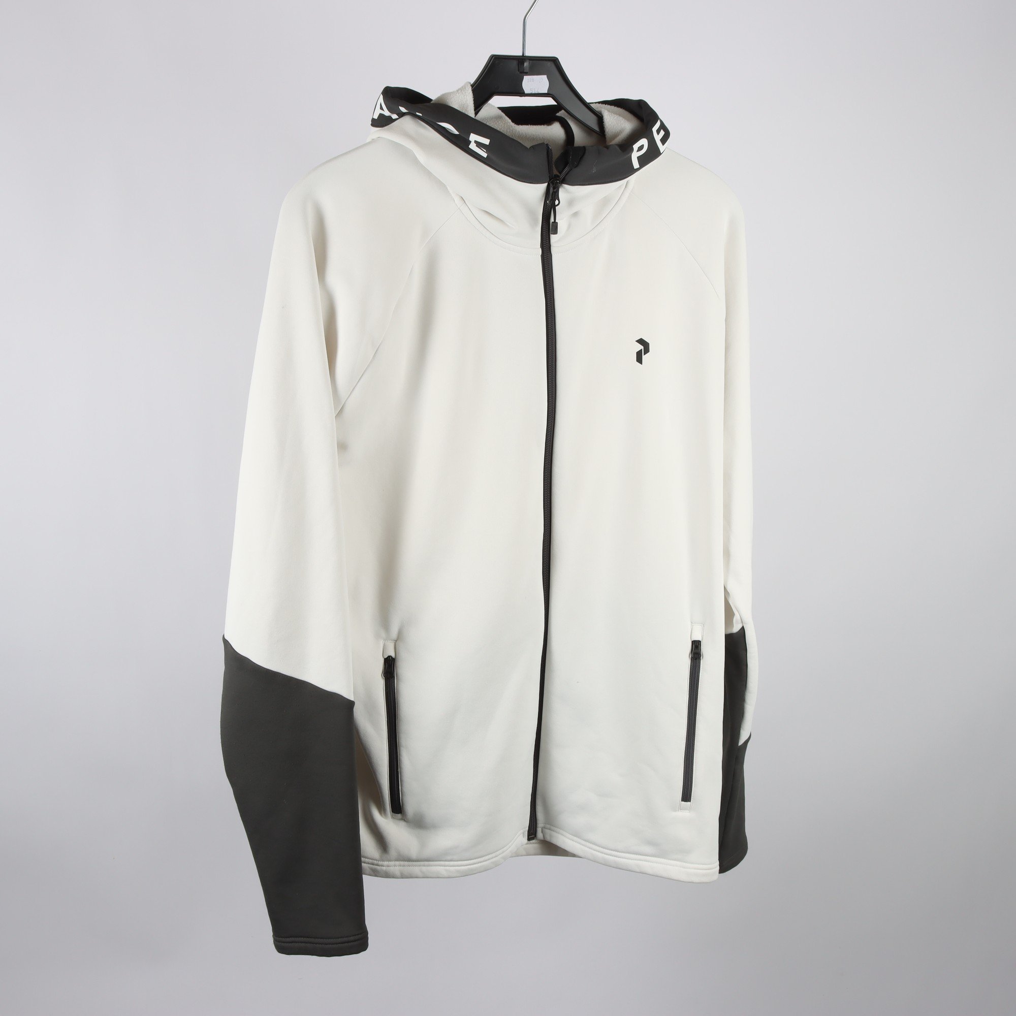Hoodie, Peak Performance, vit, stl. XL.