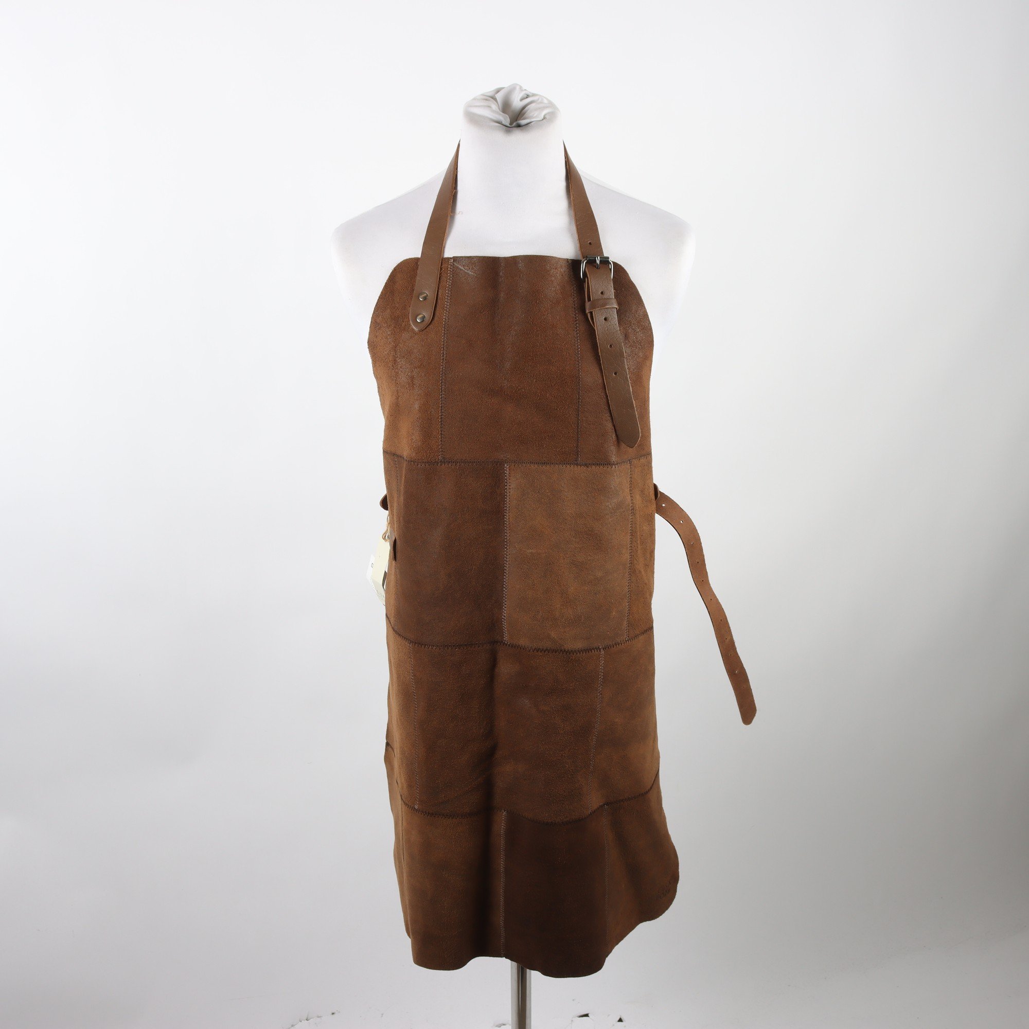 Förkläde, Elsa Form, brun, skinn.