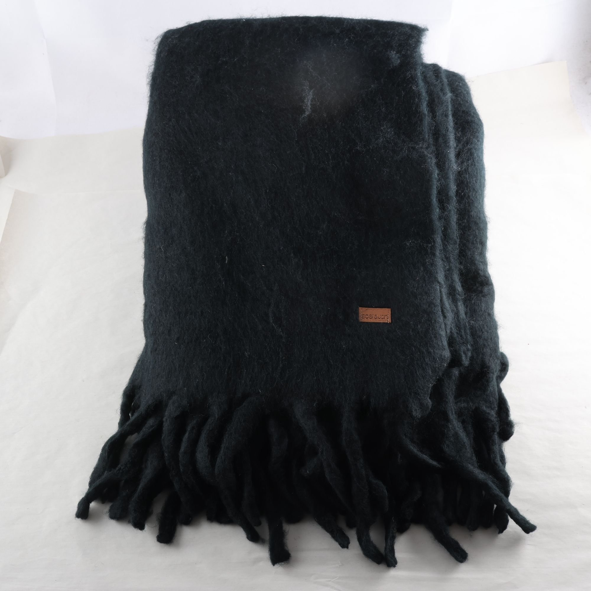 Filt, Boel & Jan, svart.