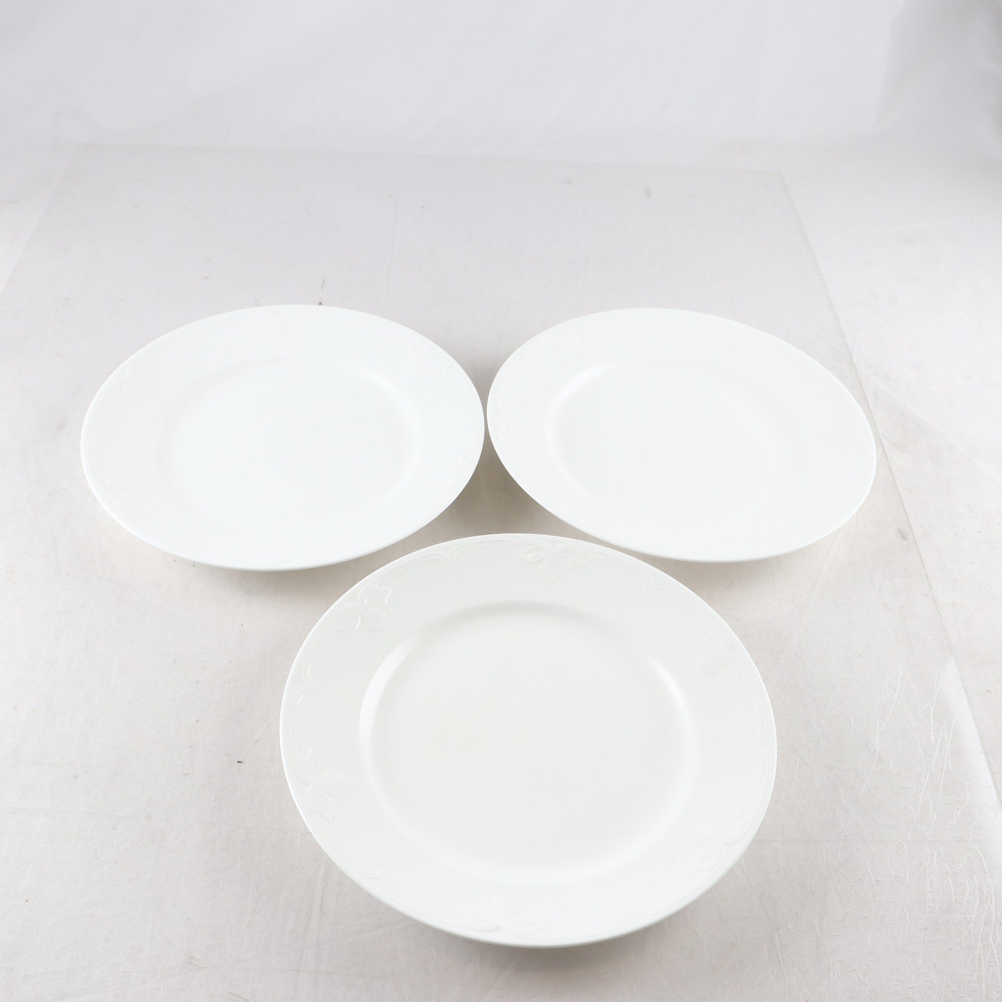 Tallrikar, Rörstrand, ”Diné”, 3 st.