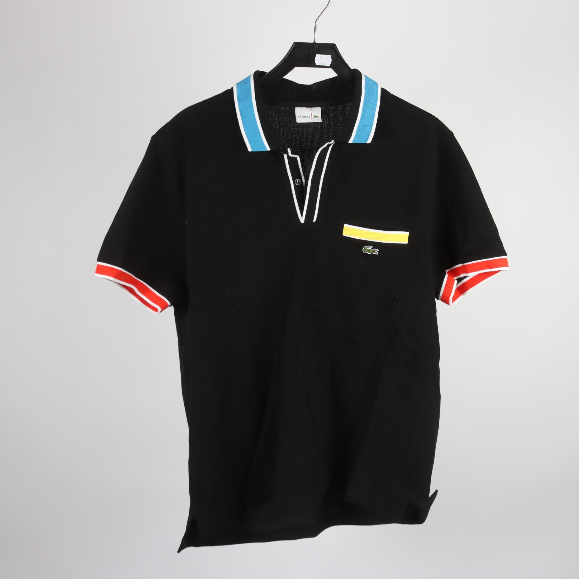 Piké, Lacoste, svart, stl. XXL.