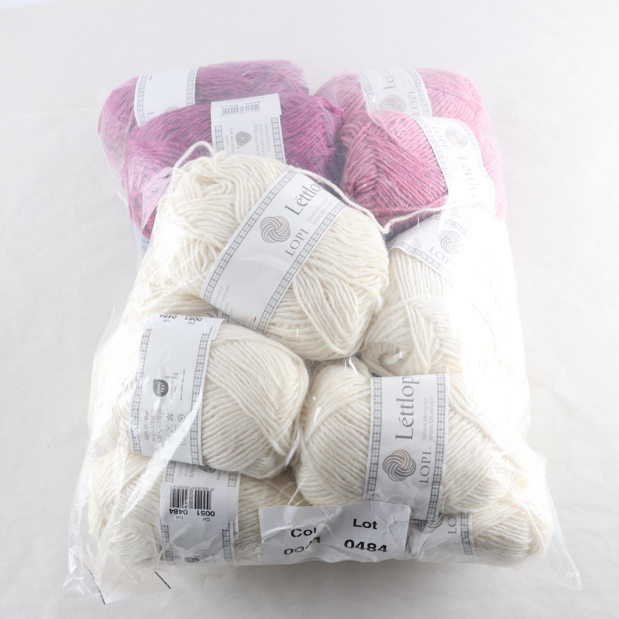 Garn, Lettlopi, Island, olika färger, ull