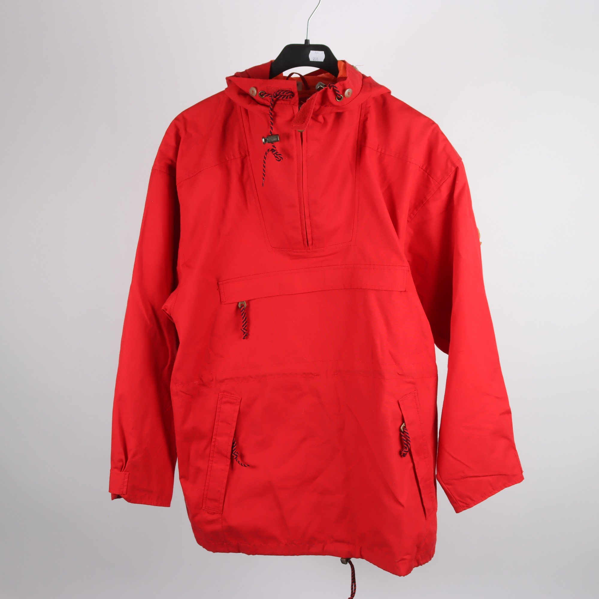 Anorak, Fjällräven, röd, stl. S