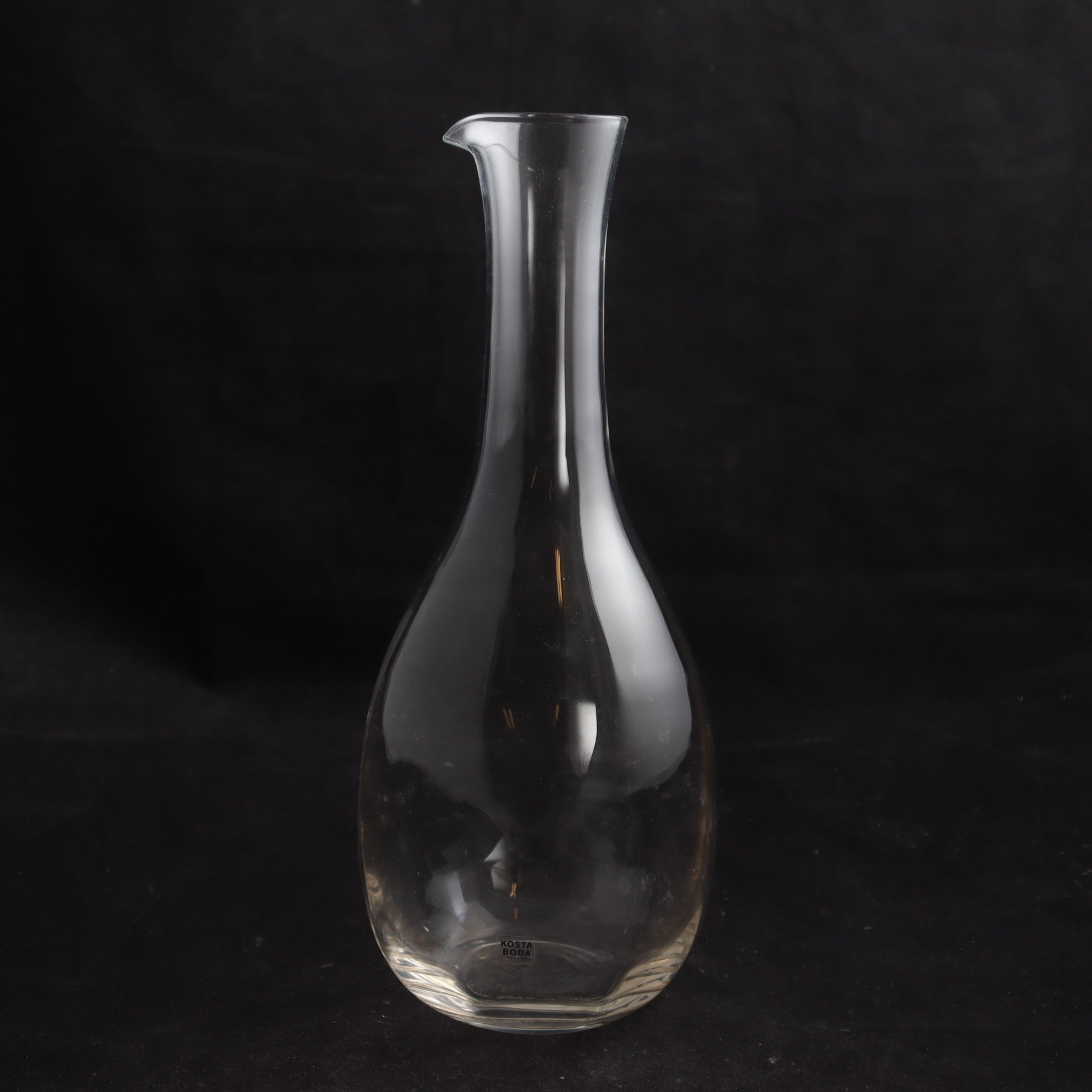 Karaff, glas, ”Chateau”, Bertil Vallien, Kosta boda