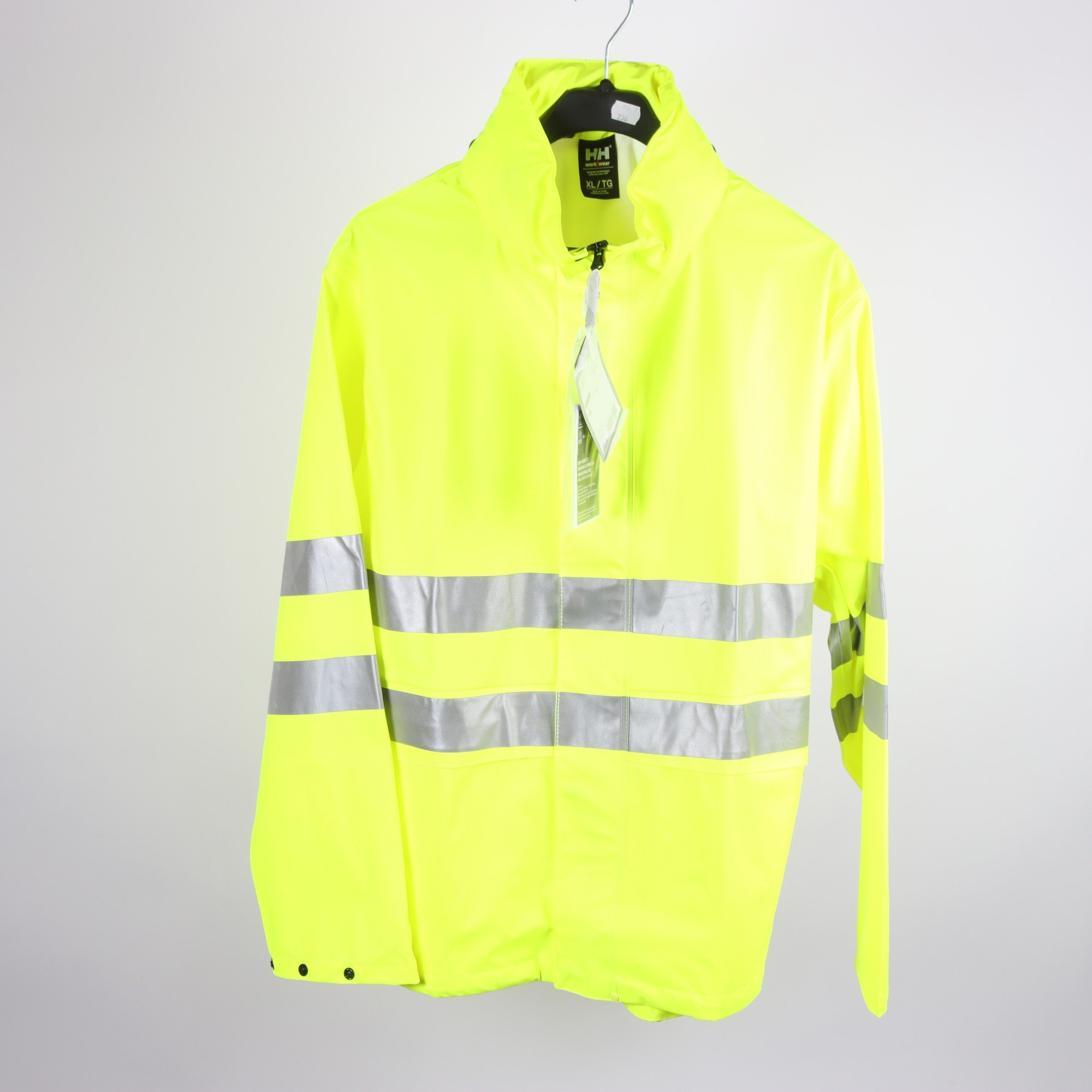 Regnjacka workwear, Helly Hansen, gul, stl. XL