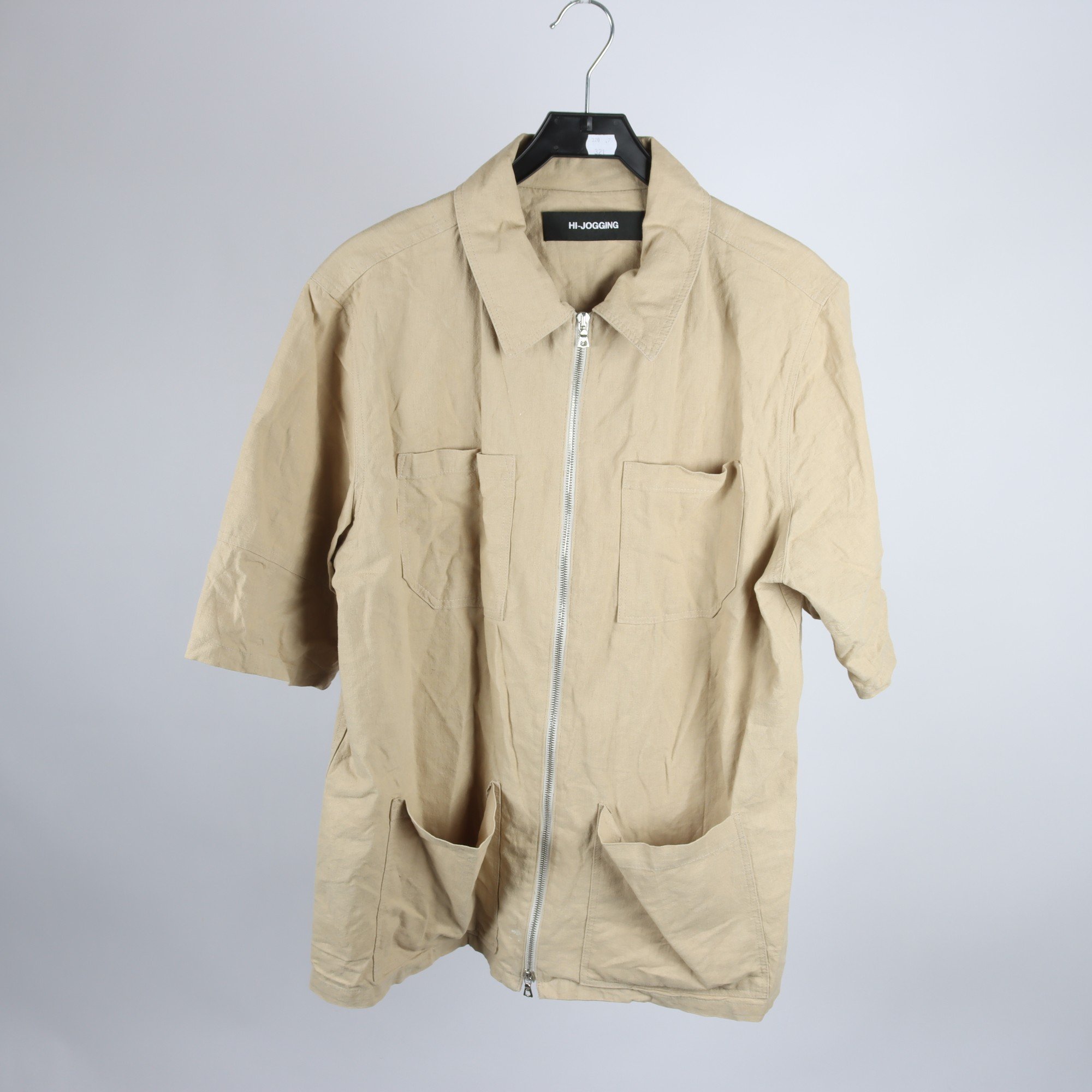 Skjorta, Hi-Jogging, beige, stl. M.