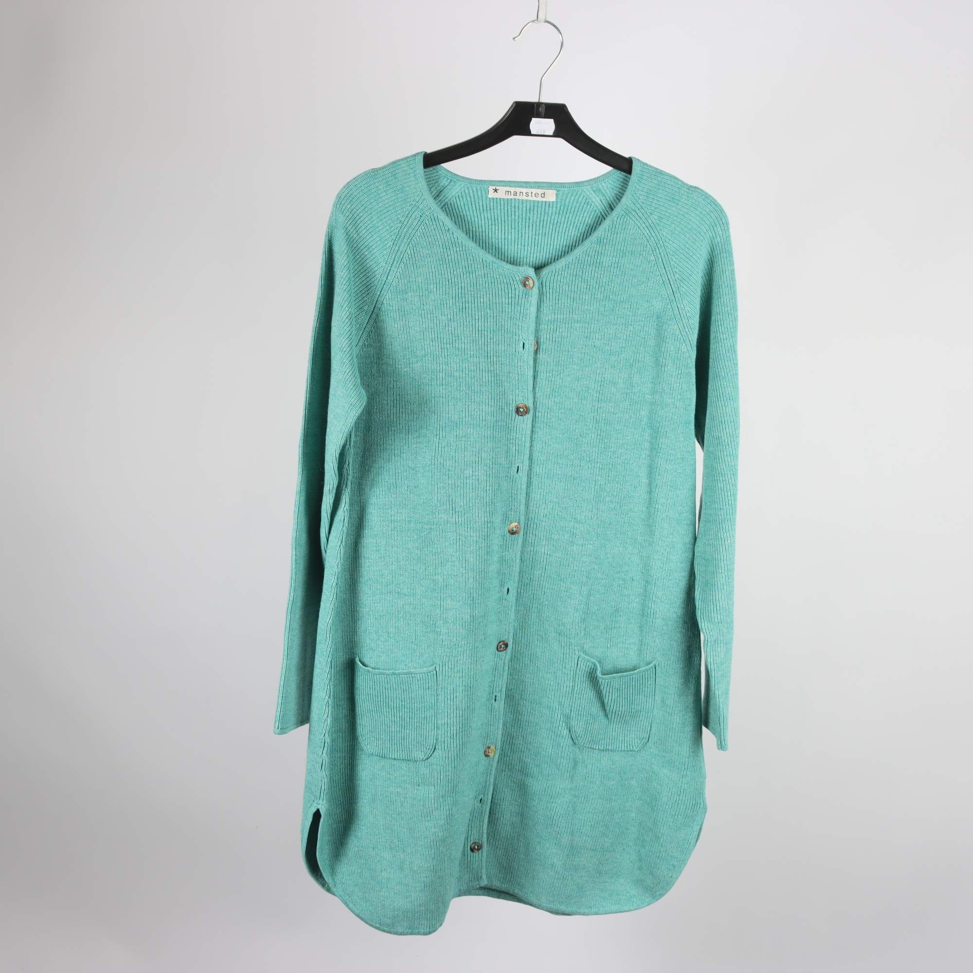 Kofta, Mansted, turkos, stl. M.