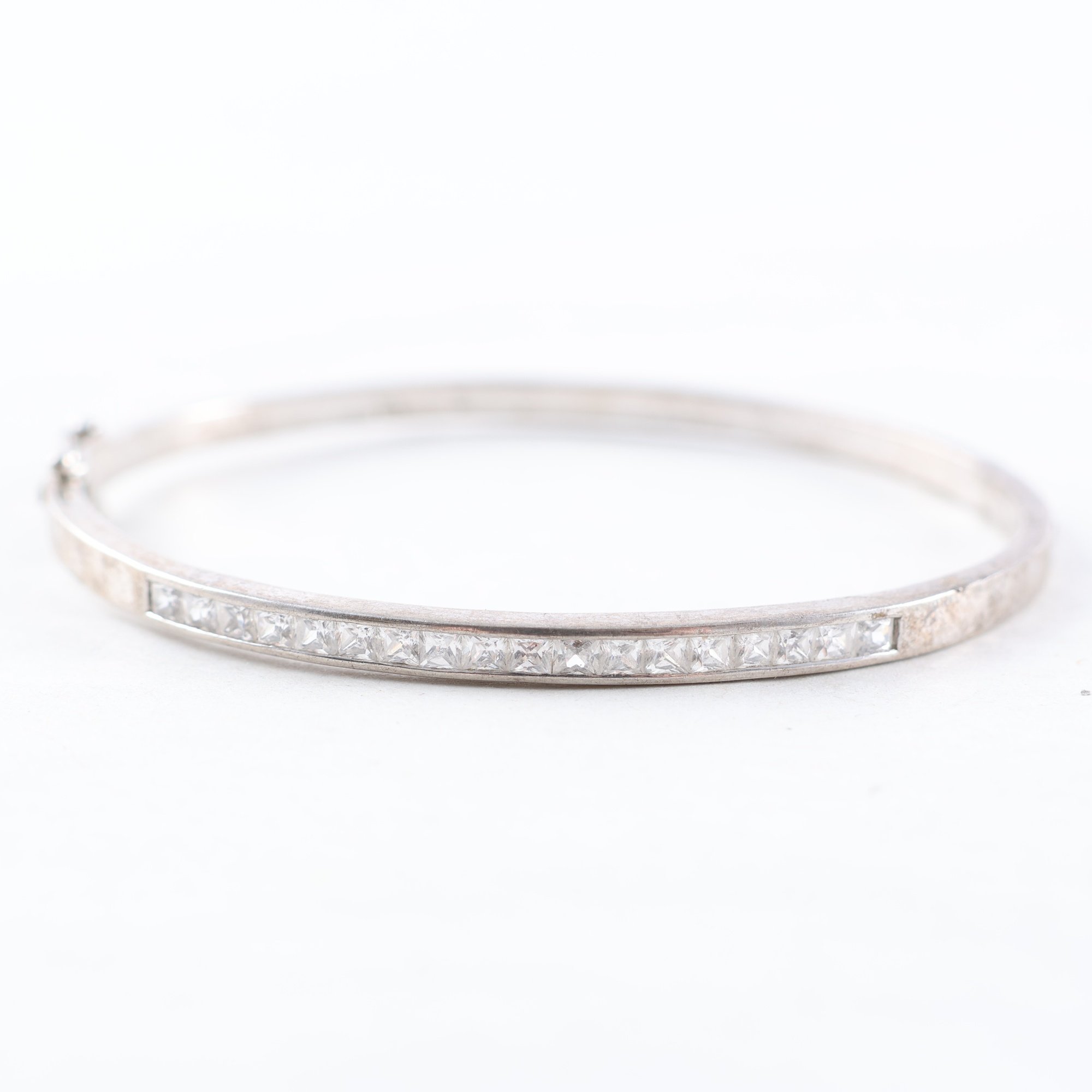 Armband, silver, stenar, brv: 13.4g