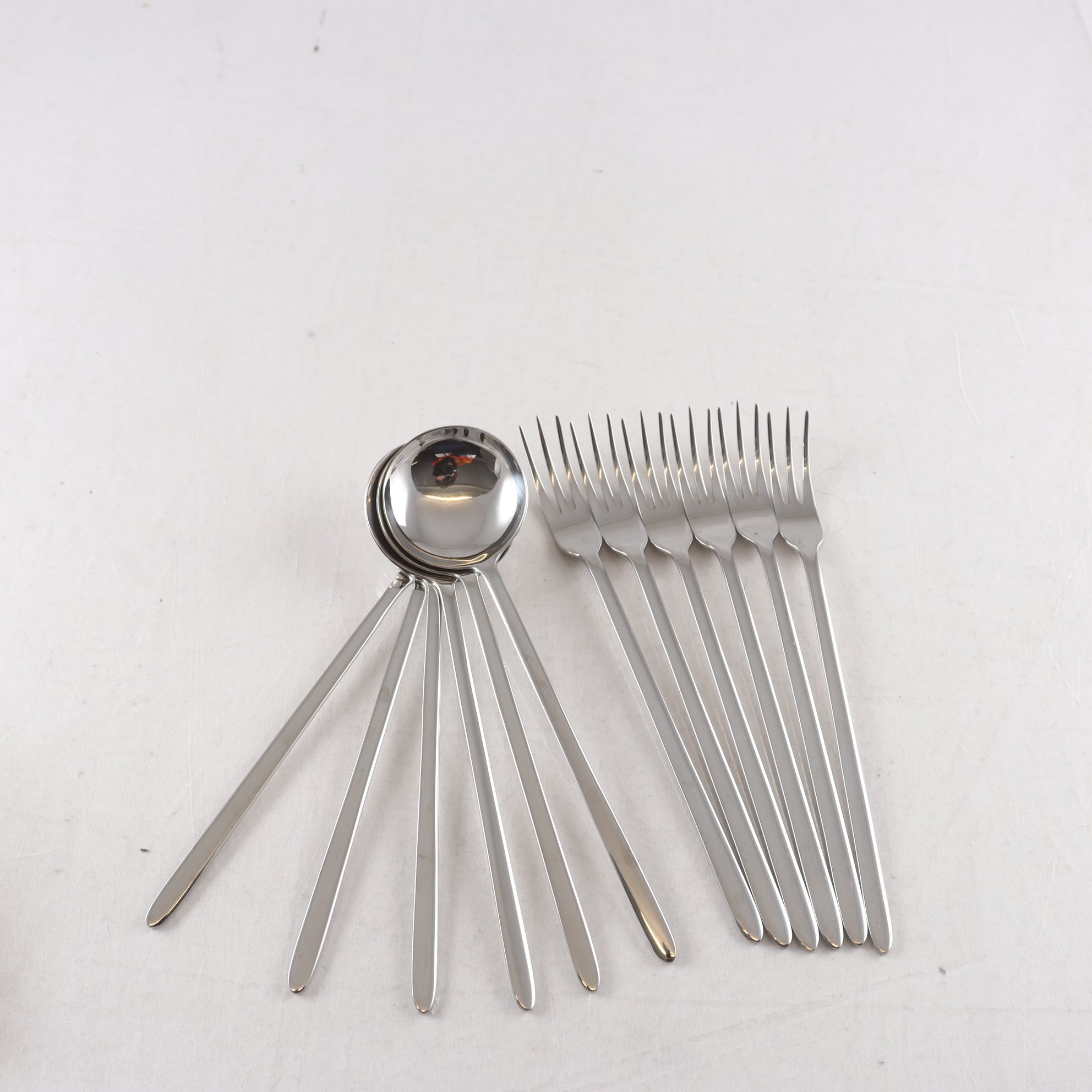 Bestick, Gense, ”Alaska”, spagettibestick 12 del.