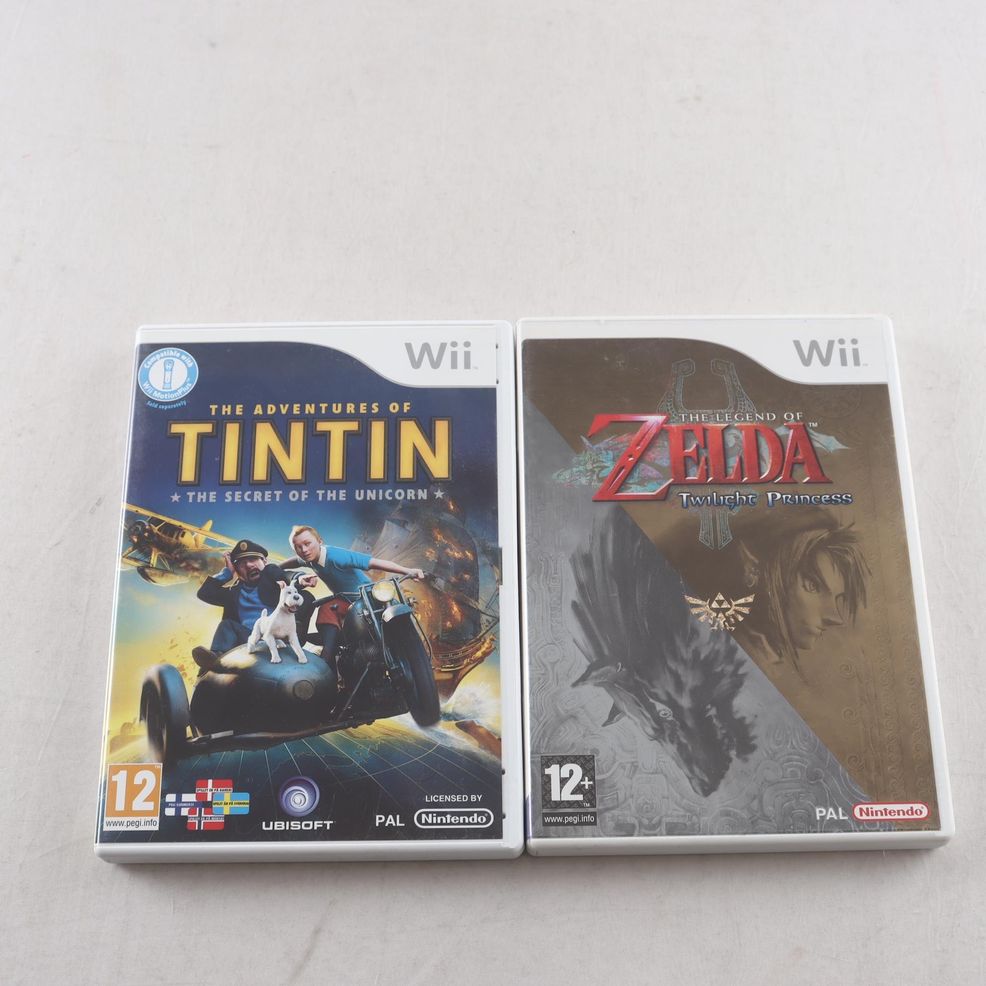 Spel, Nintendo wii, Zelda, Tintin